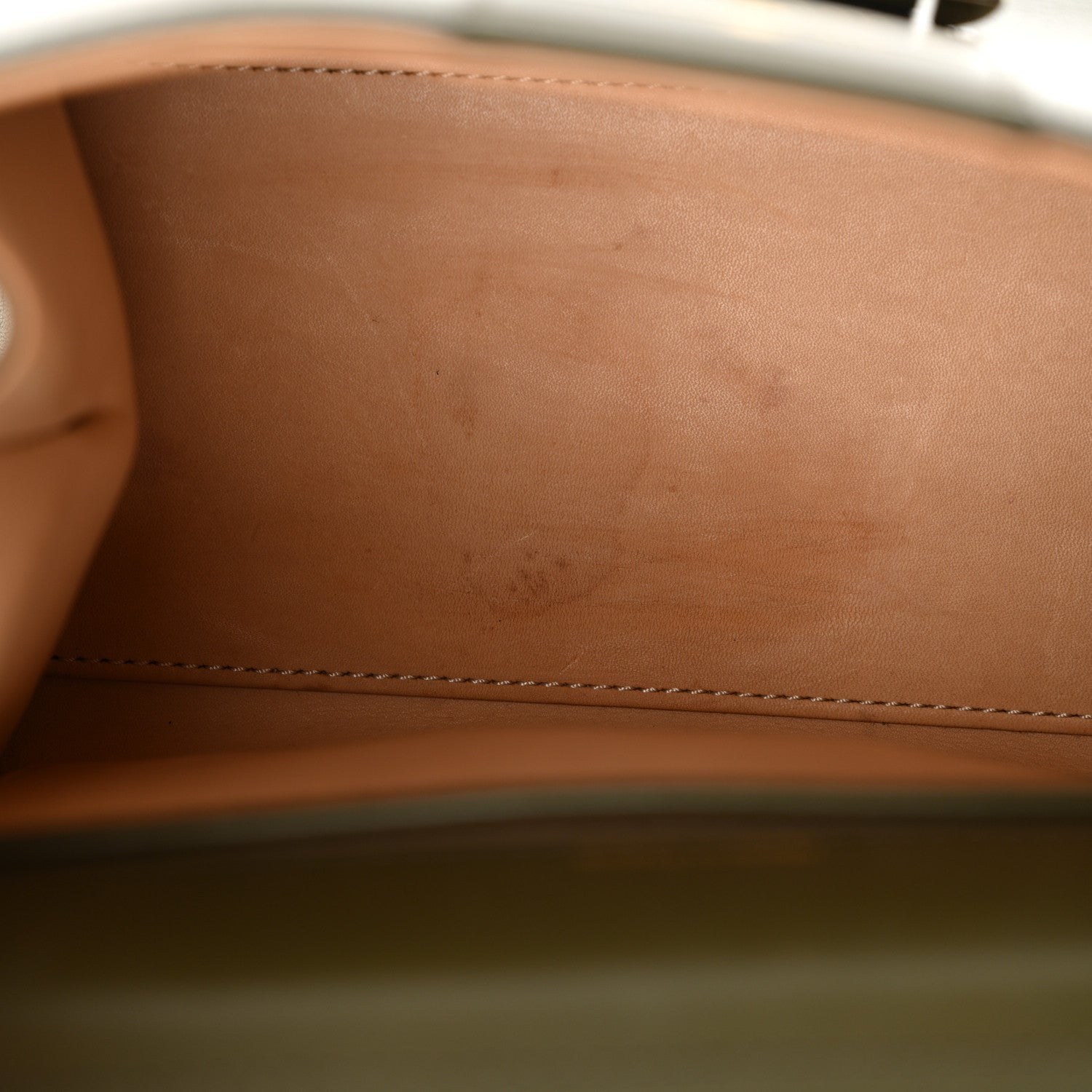 Box Calfskin Mini Brillant Satchel Olive