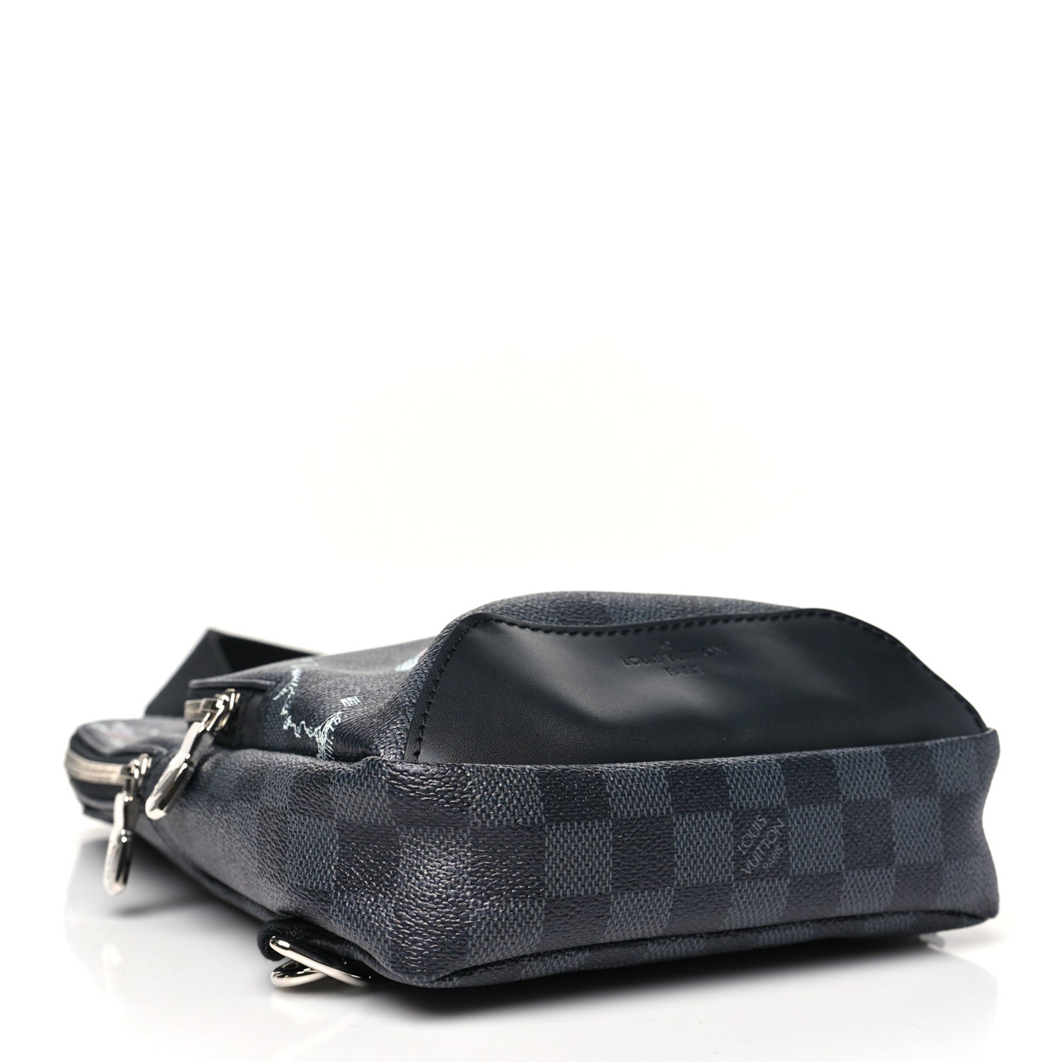 Damier Graphite World Map Avenue Sling Backpack