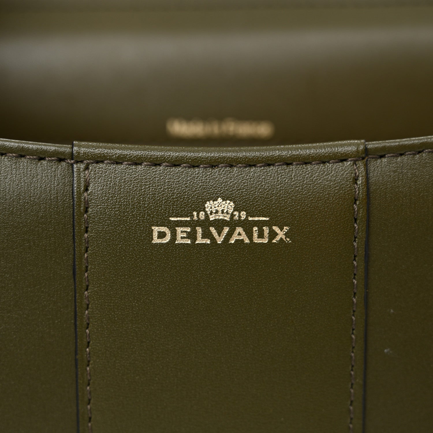 Box Calfskin Mini Brillant Satchel Olive