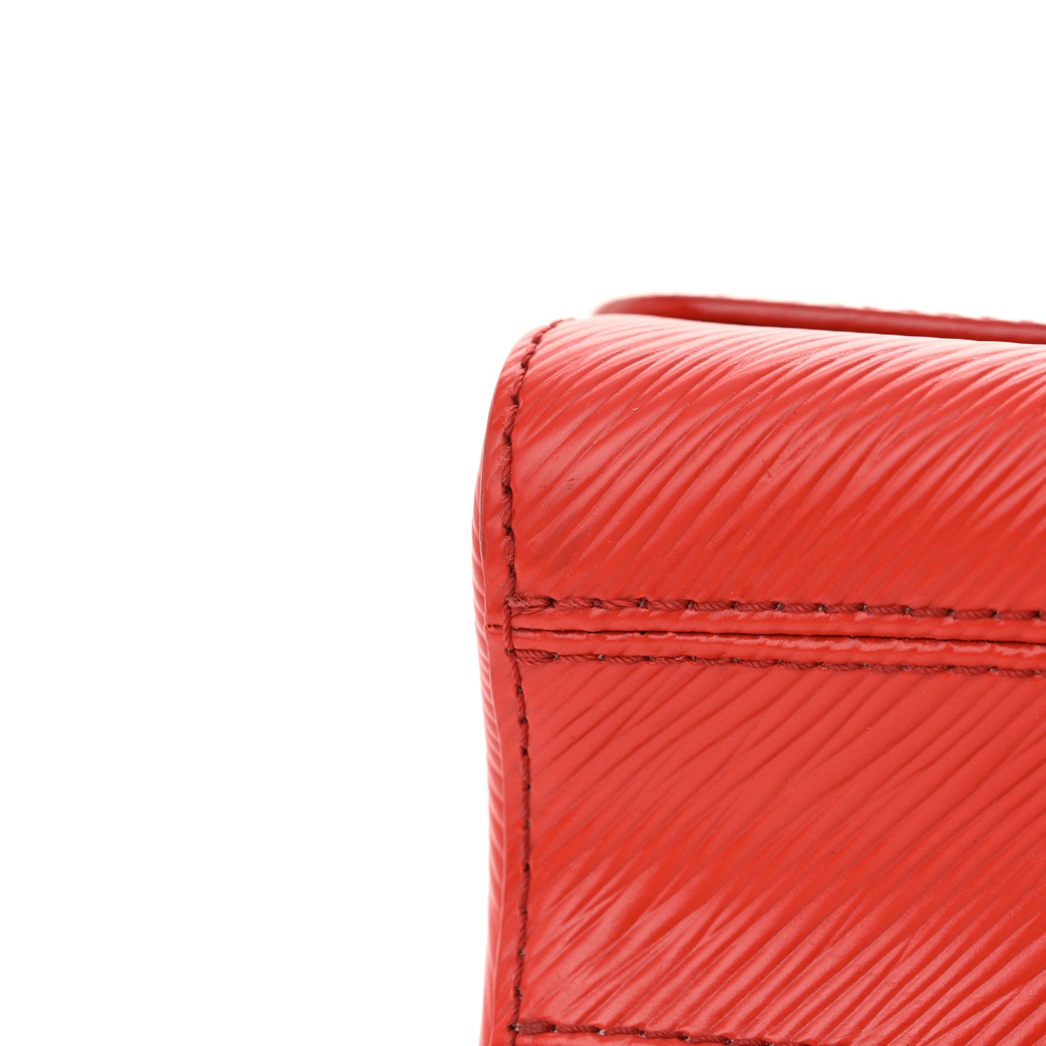 Epi Twist Shoulder Bag MM Coquelicot