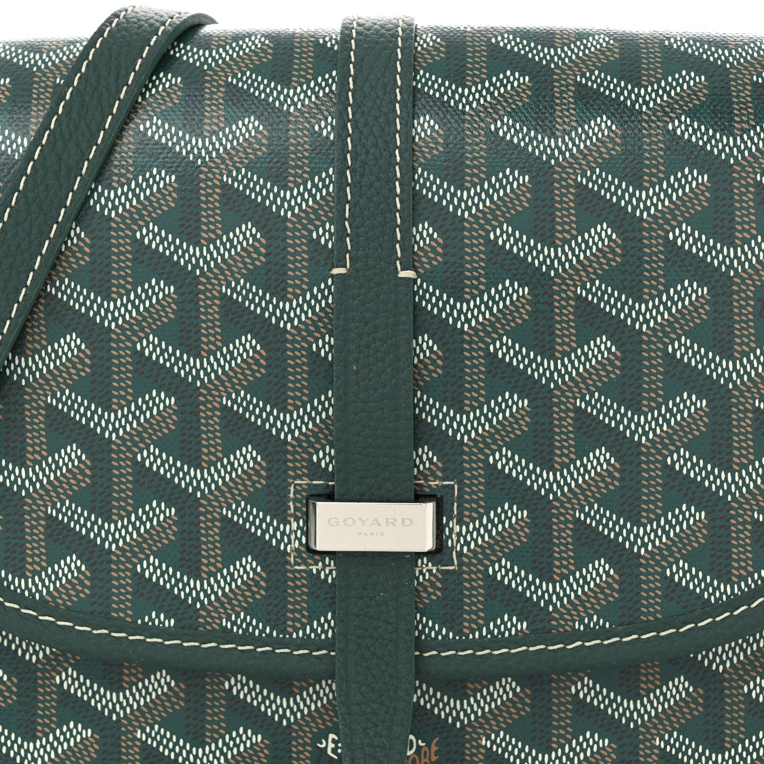 Goyardine Belvedere II PM Messenger Bag Green