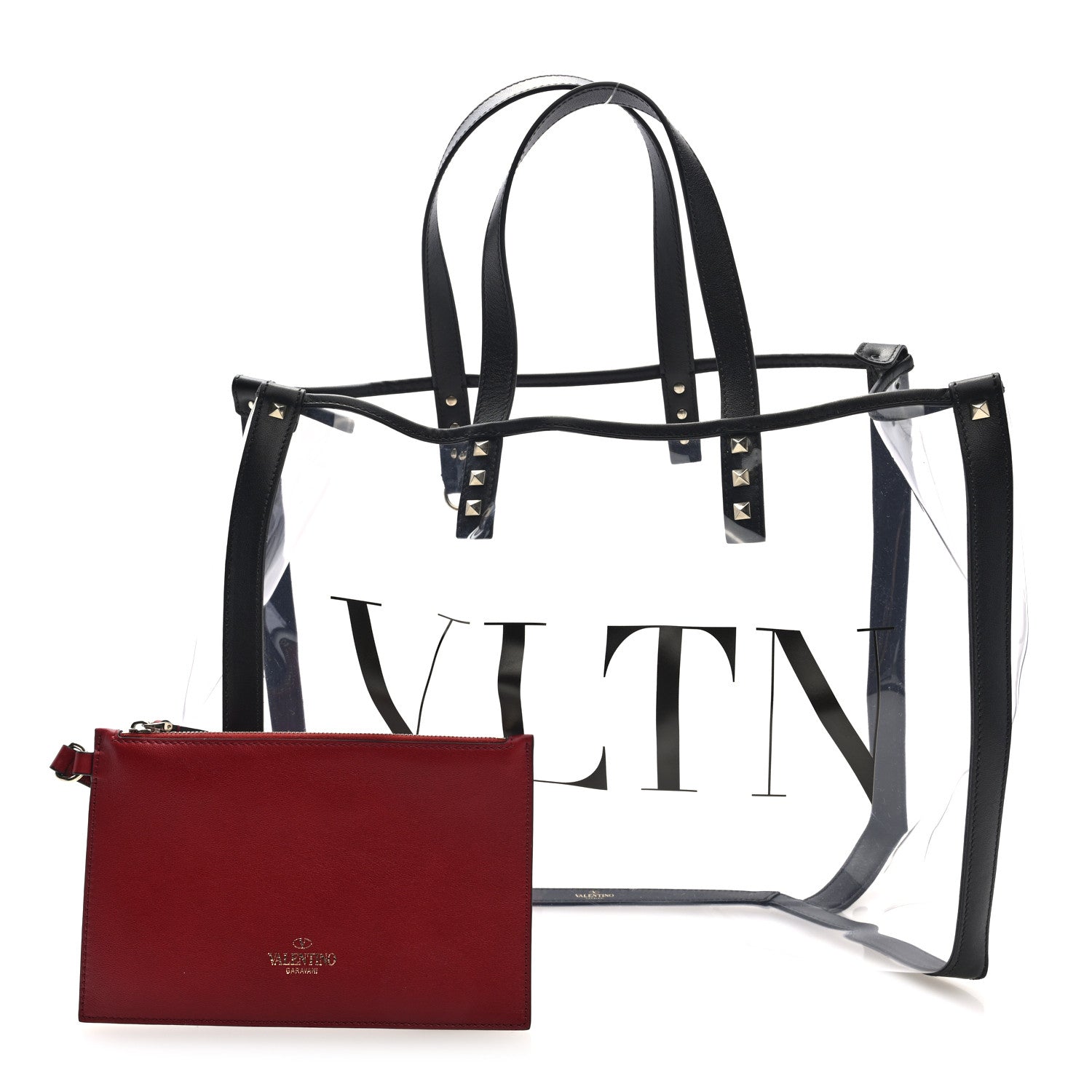 Plexy VLTN Shopping Bag Transparent