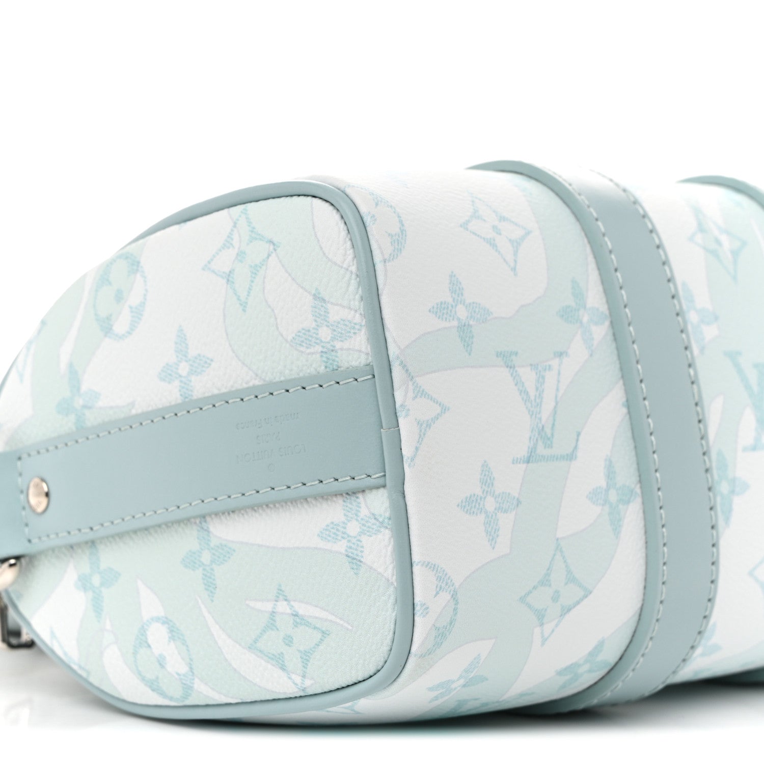 Monogram Aquagarden Keepall Bandouliere 25 Crystal Blue