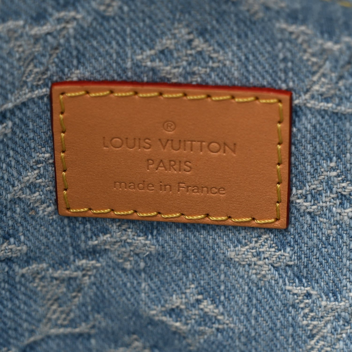 Monogram Washed Denim Let Go PM Sky Blue