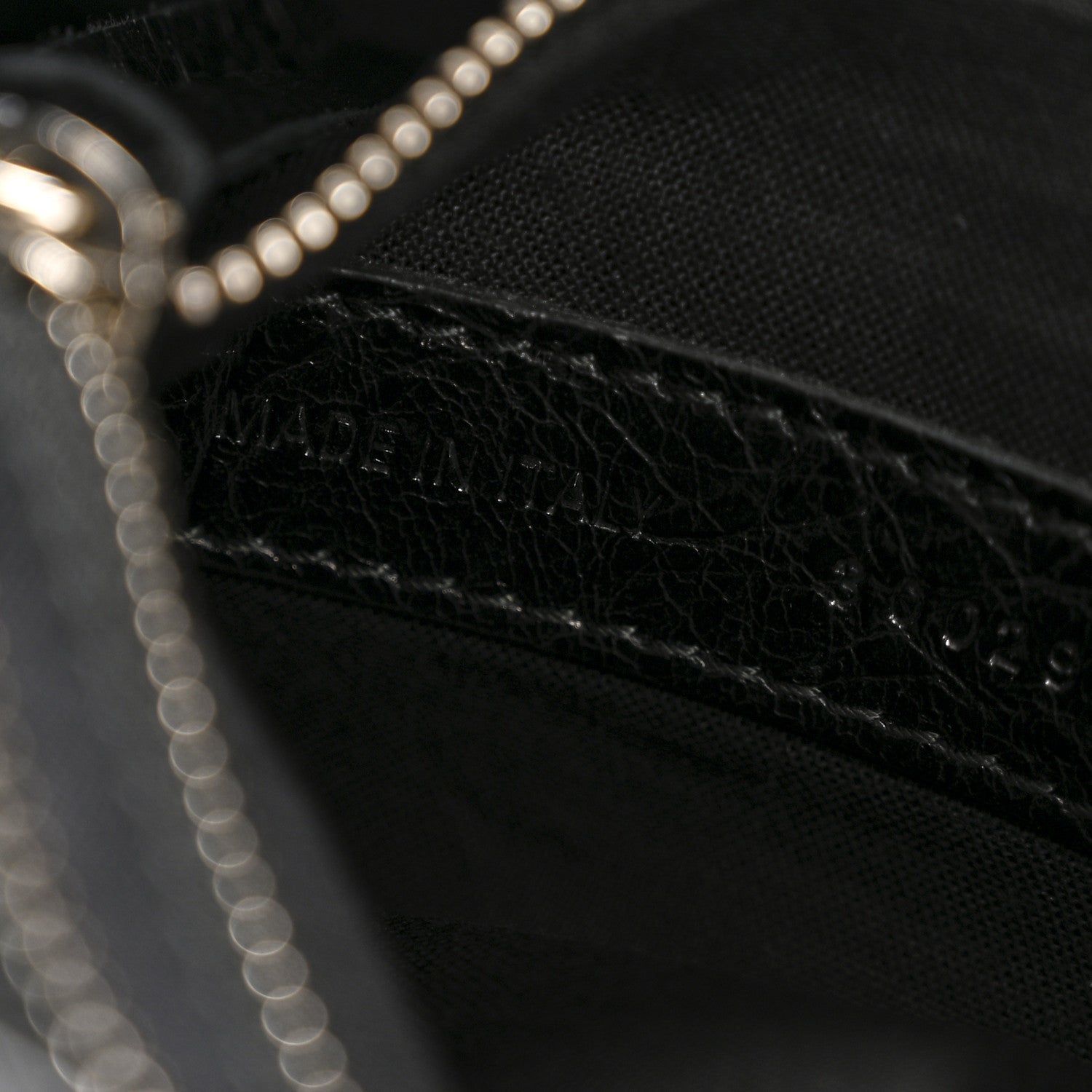 Agneau Classic Silver Hardware Mini City Black