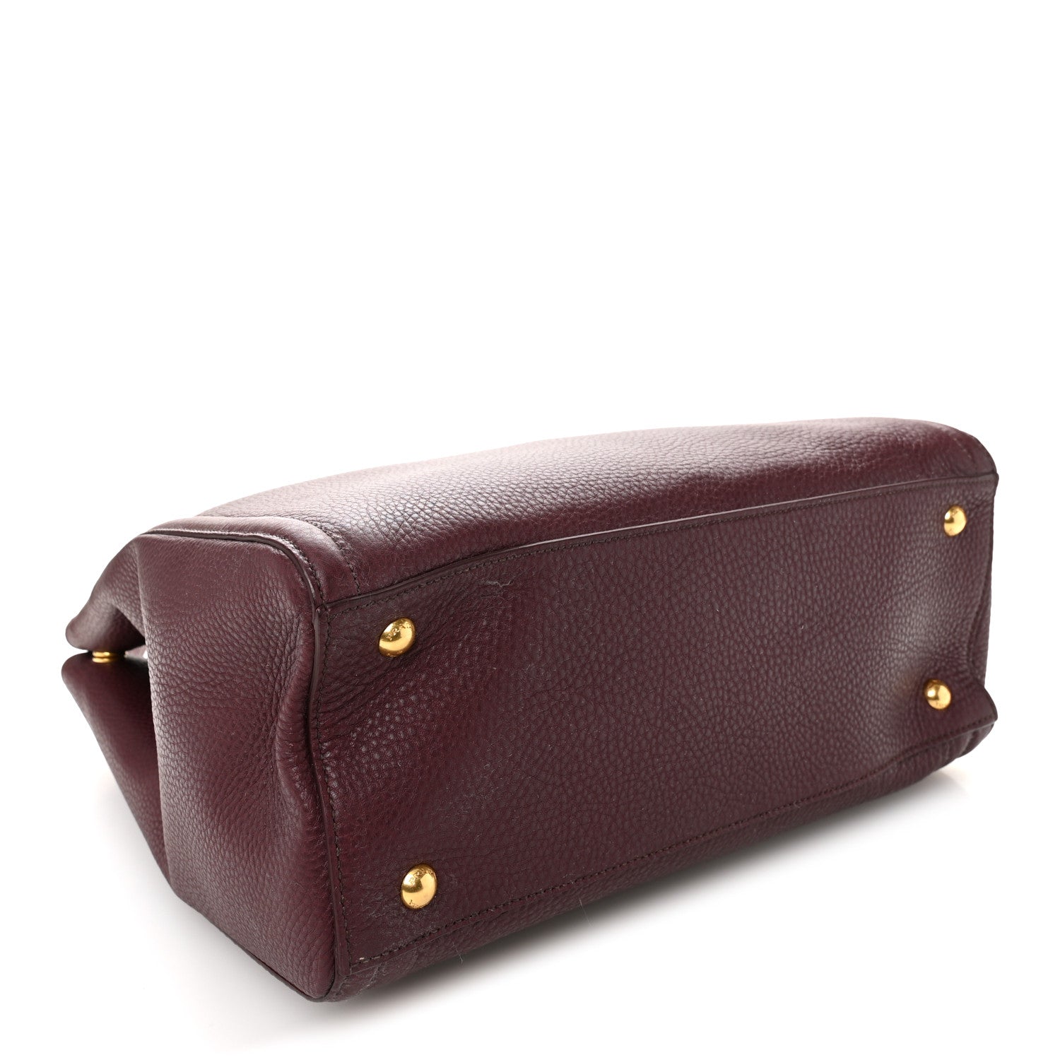 Vitello Daino Tote Granato