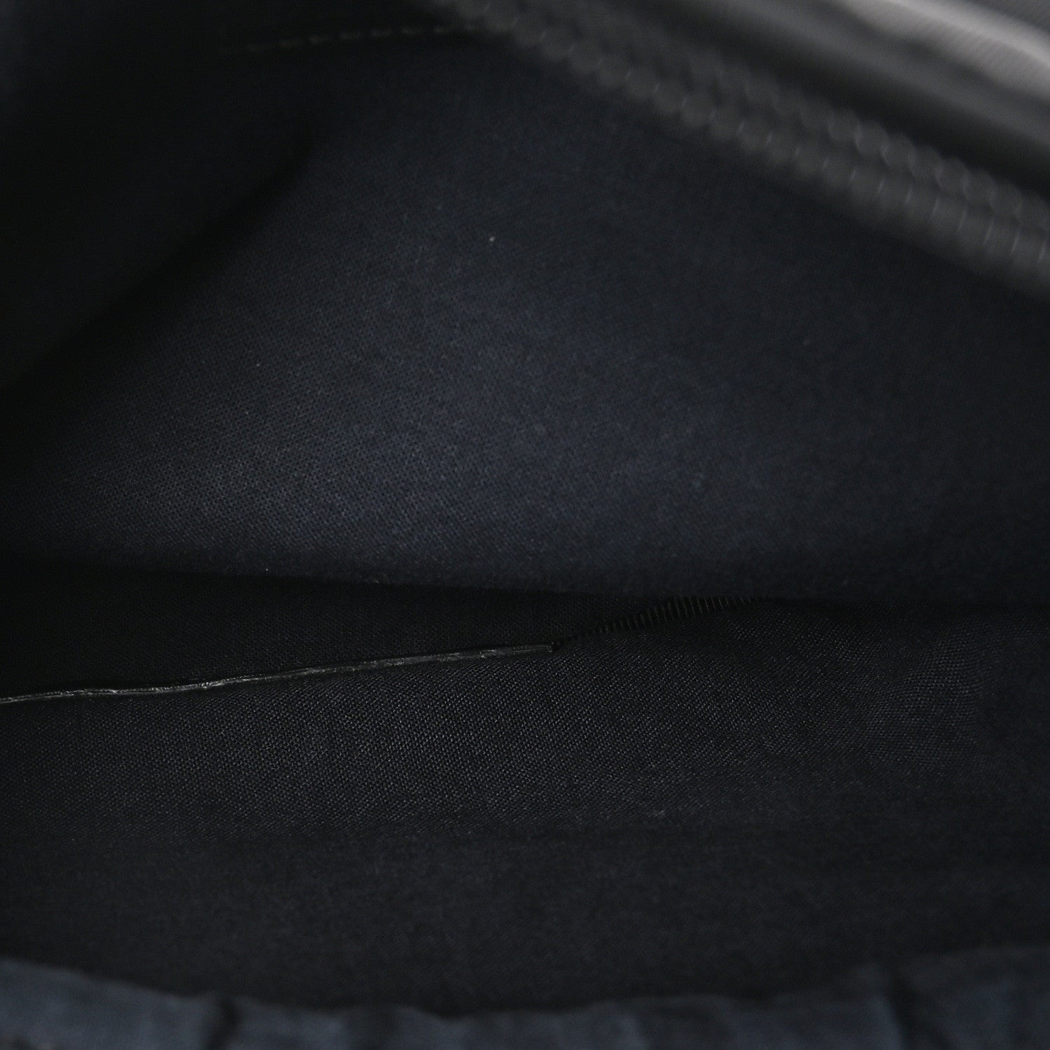 Twill Nylon Allover Logo Explorer Beltpack Black White