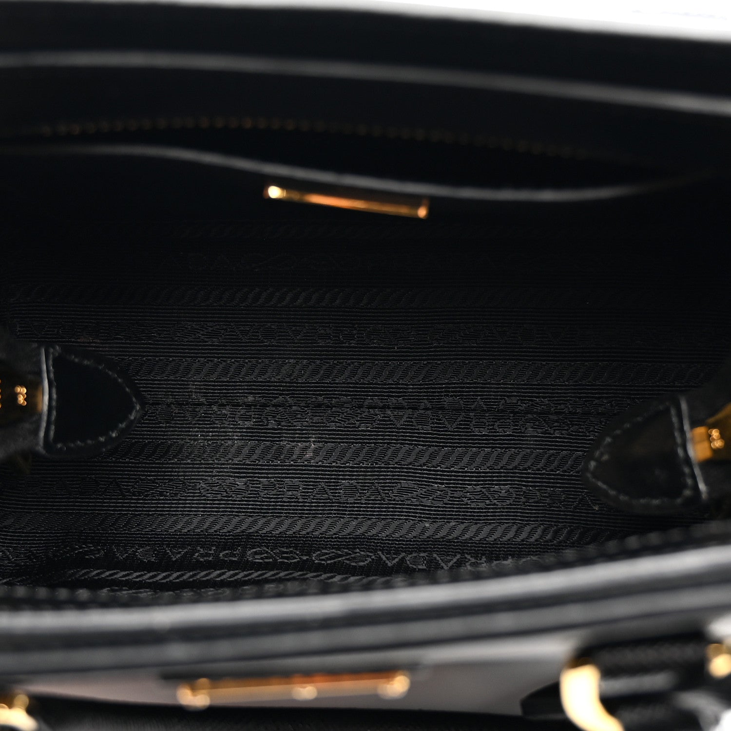 Saffiano Soft Calfskin Mini Zippered Crossbody Tote Black