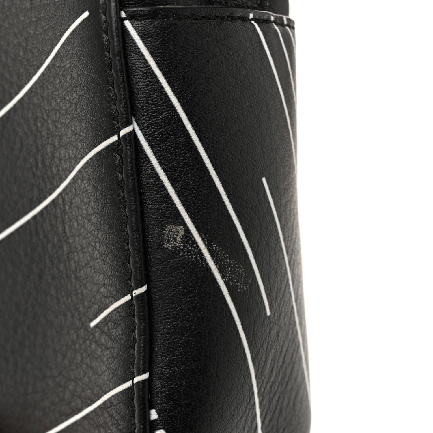 Calfskin Everyday Logo Print S Camera Bag Black