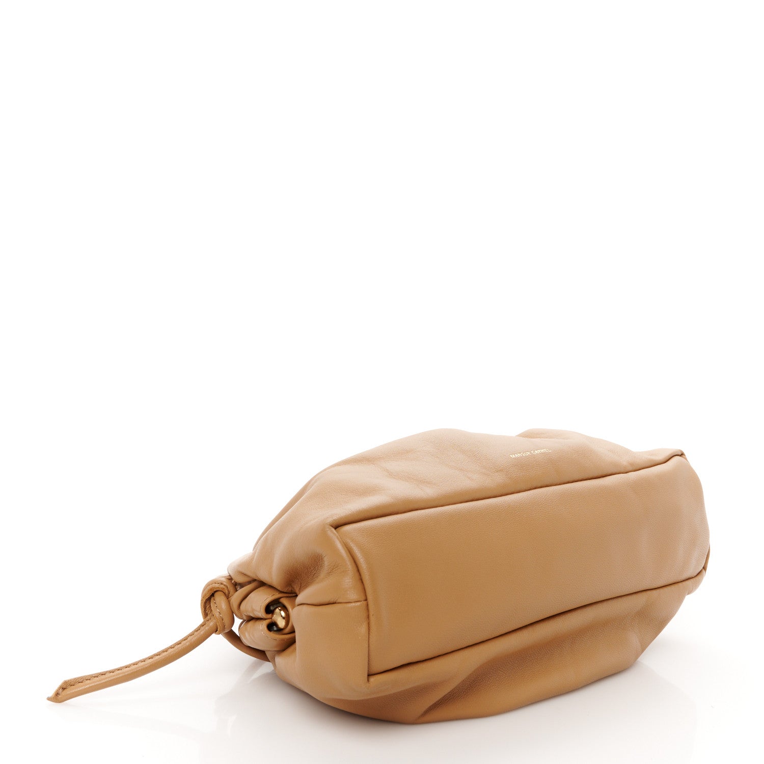 Lambskin Cloud Mini Clutch Caramel