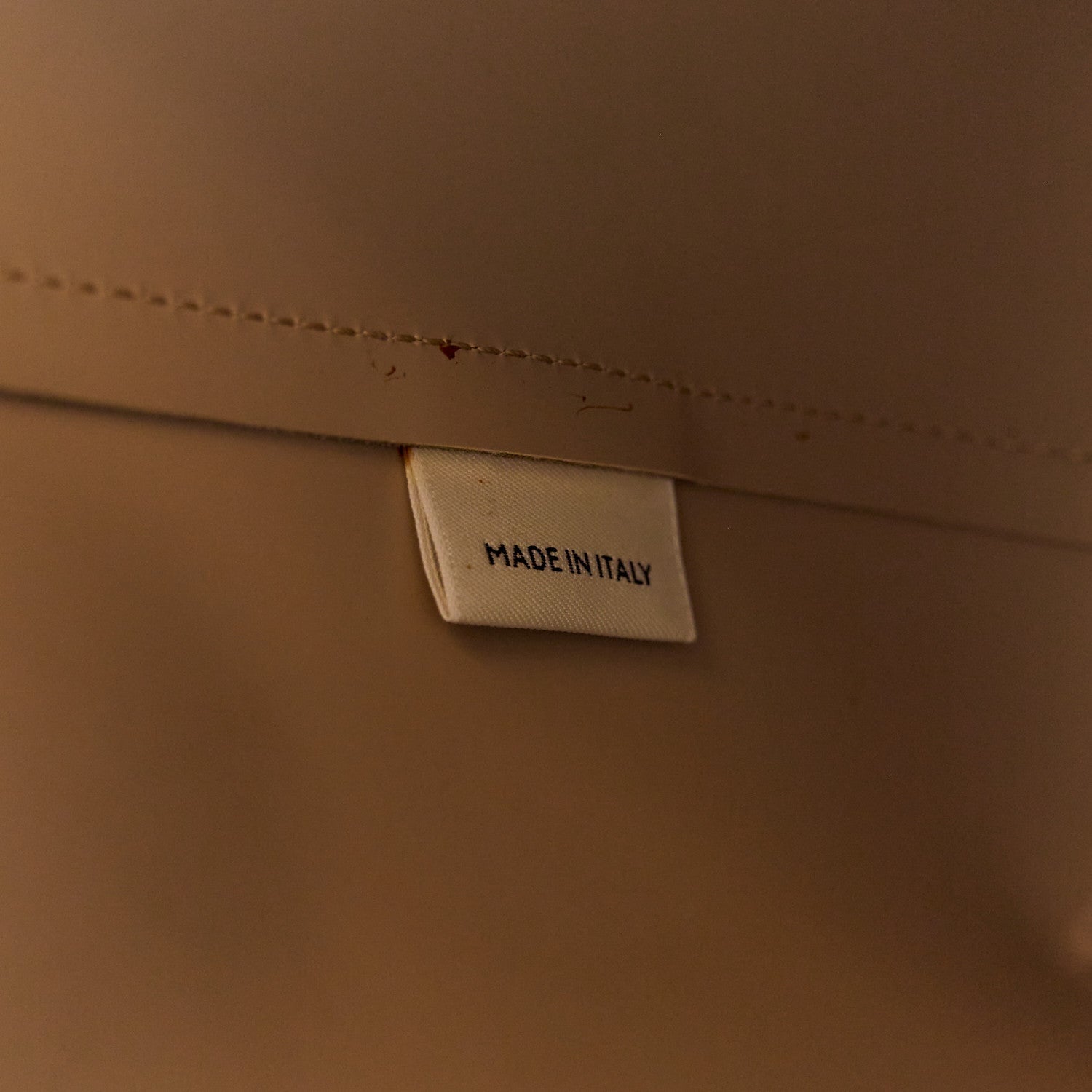 Saffiano Mini Mini Bucket Bag Beige