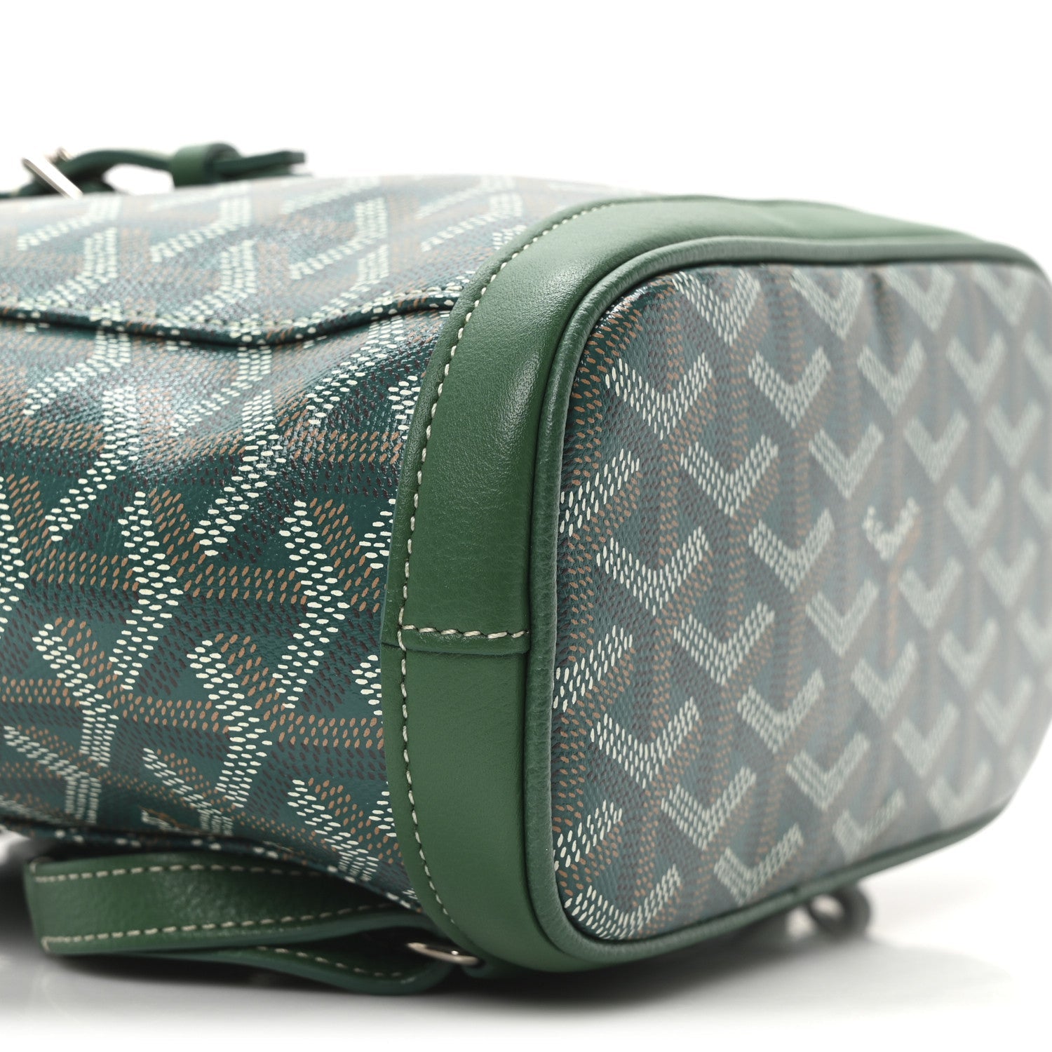 Goyardine Calfskin Mini Alpin Backpack Green