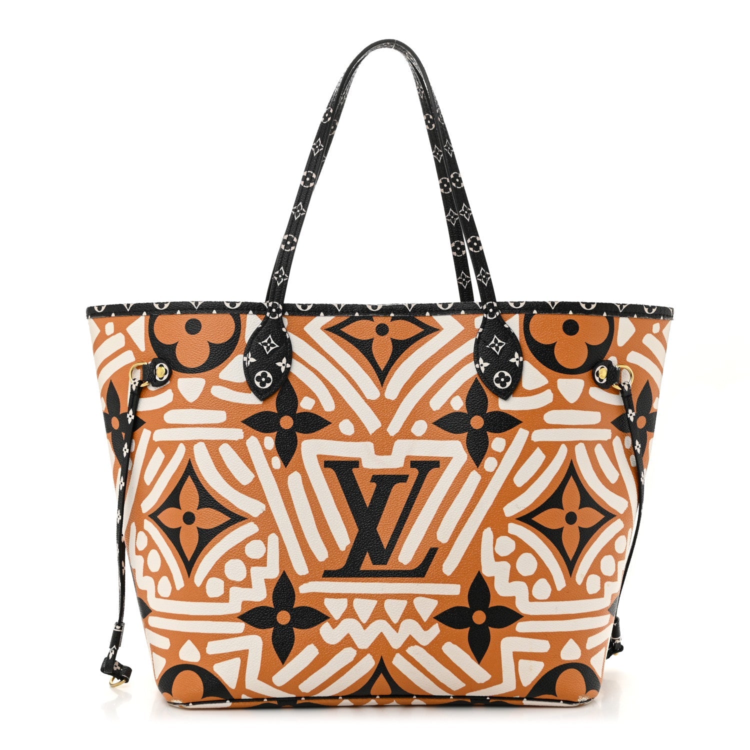 Monogram Giant Crafty Neverfull MM Creme Caramel