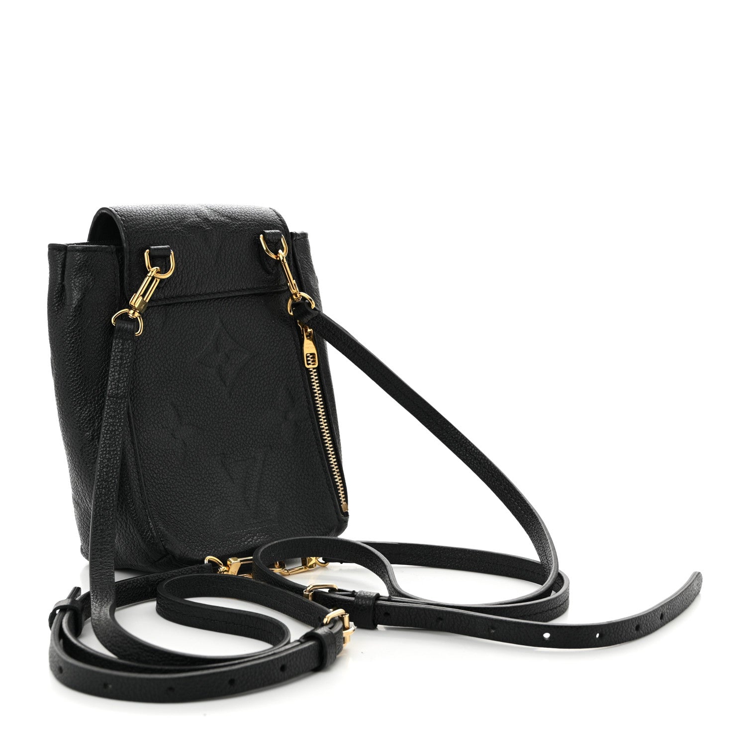 Empreinte Monogram Giant Tiny Backpack Black