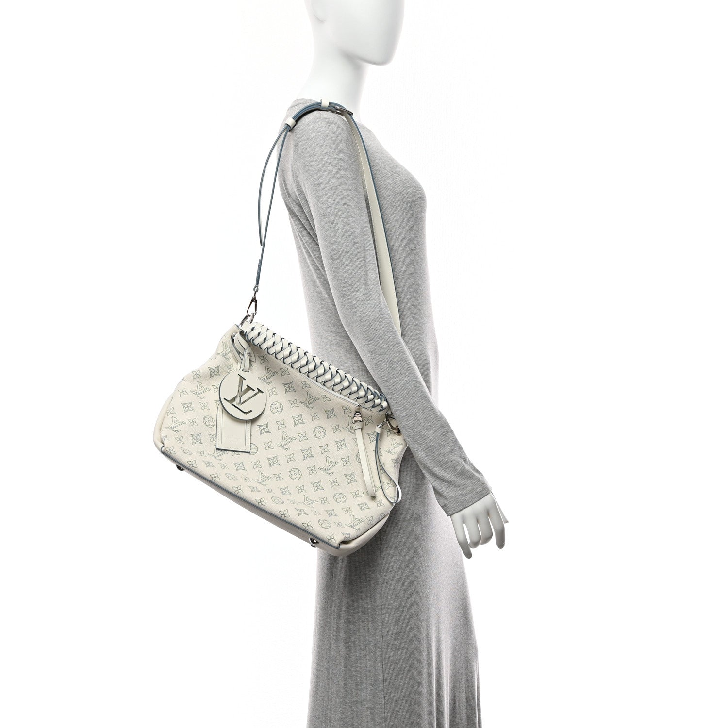 Mahina Beaubourg Hobo MM Snow Orage Blue