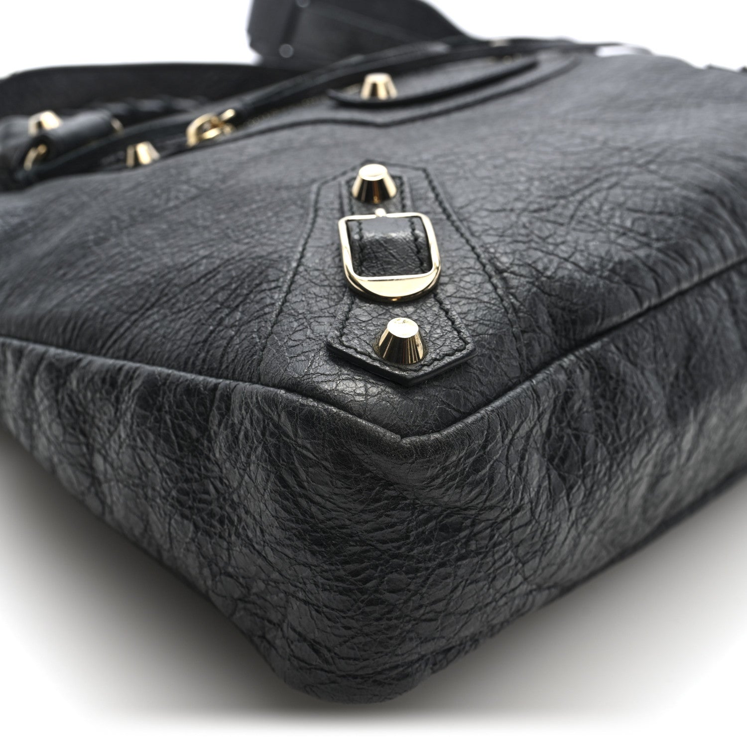 Agneau Classic Gold Hardware Town Black