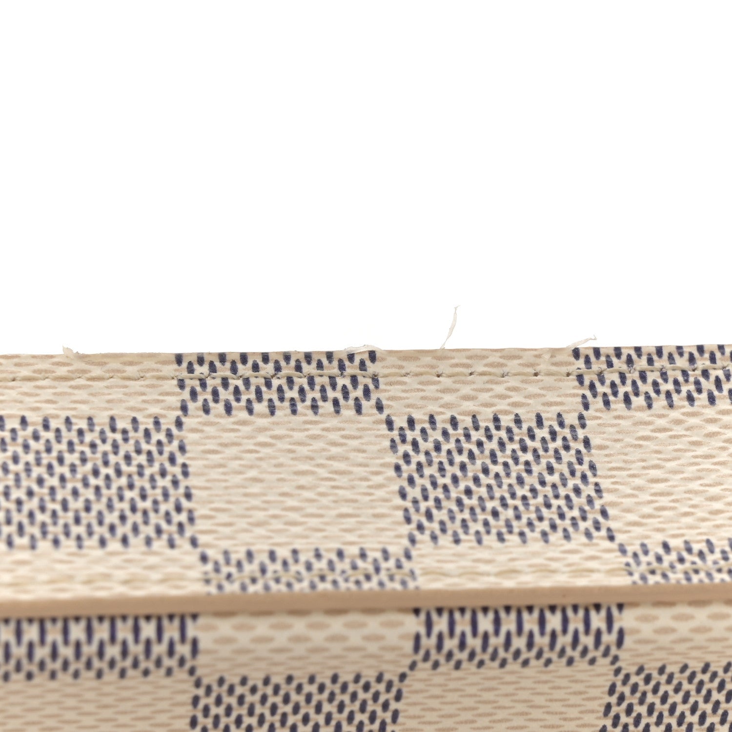 Damier Azur Pochette Felicie Chain Wallet Rose Ballerine