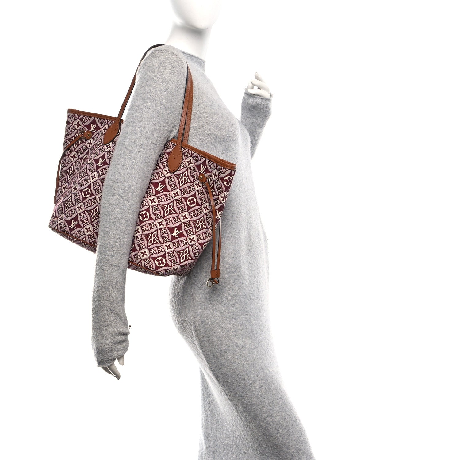 Jacquard Since 1854 Neverfull MM Bordeaux