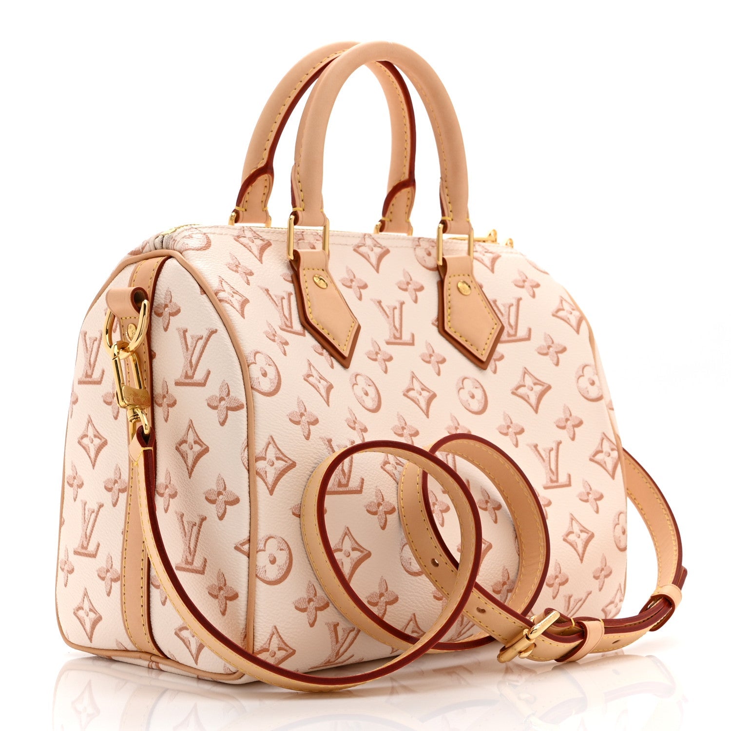 Monogram Fall for You Speedy Bandouliere 25 Beige Clair
