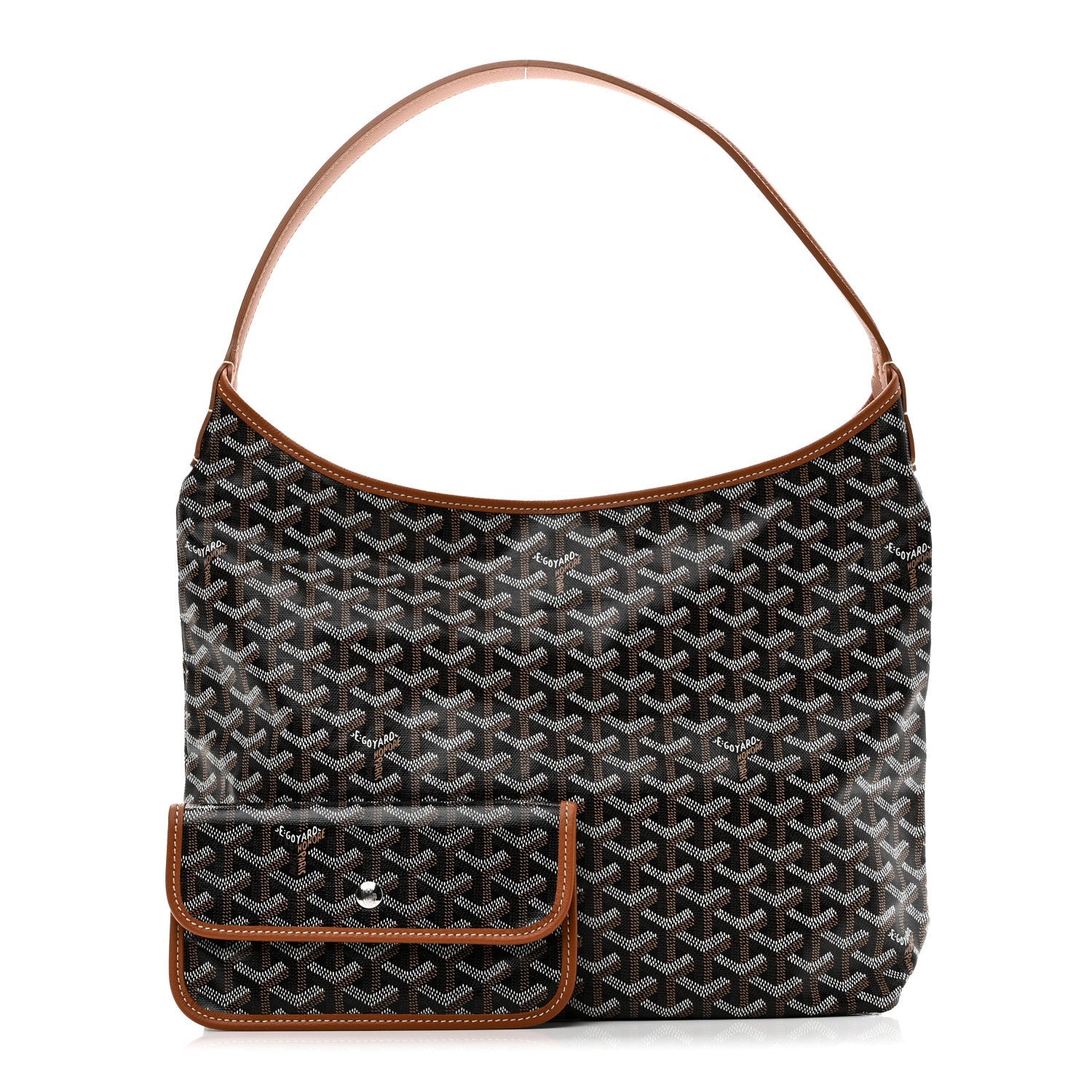 Goyardine Boheme Hobo Black Gold