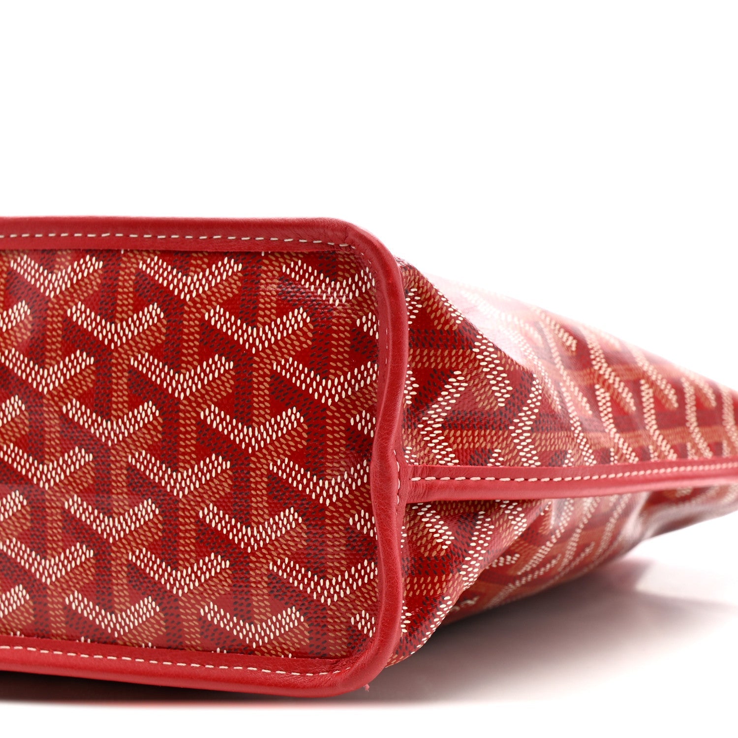 Goyardine Reversible Mini Anjou Red