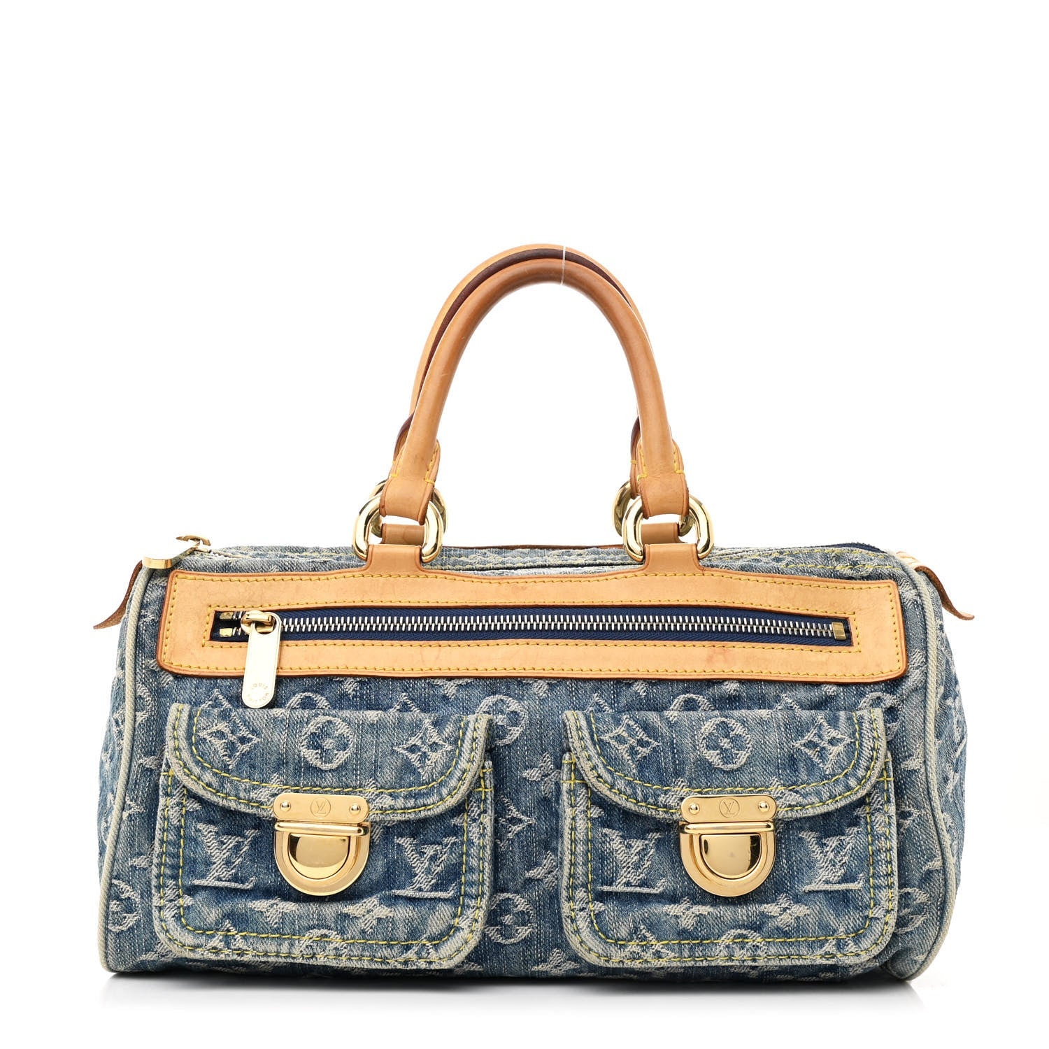 Monogram Denim Neo Speedy Blue