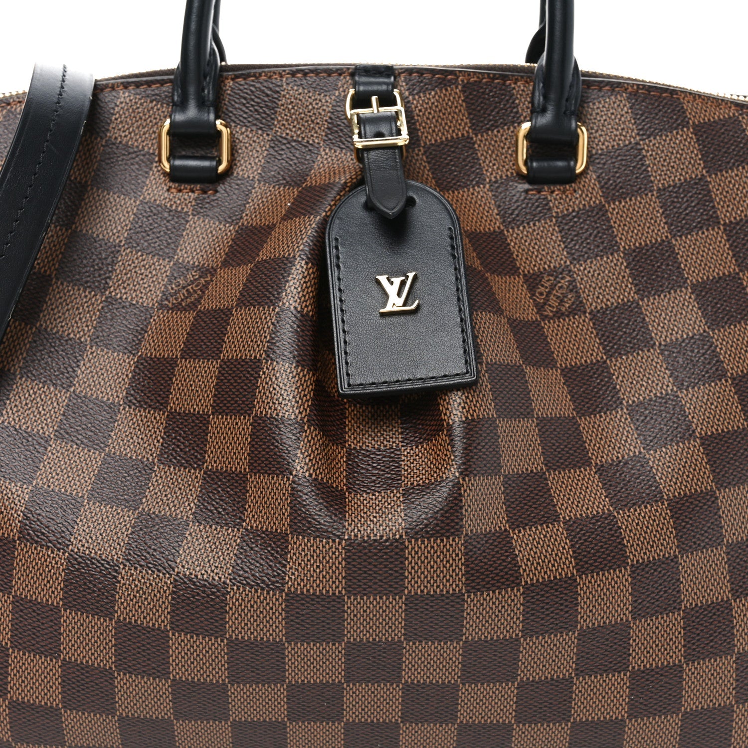 Damier Ebene Odeon Tote MM Black