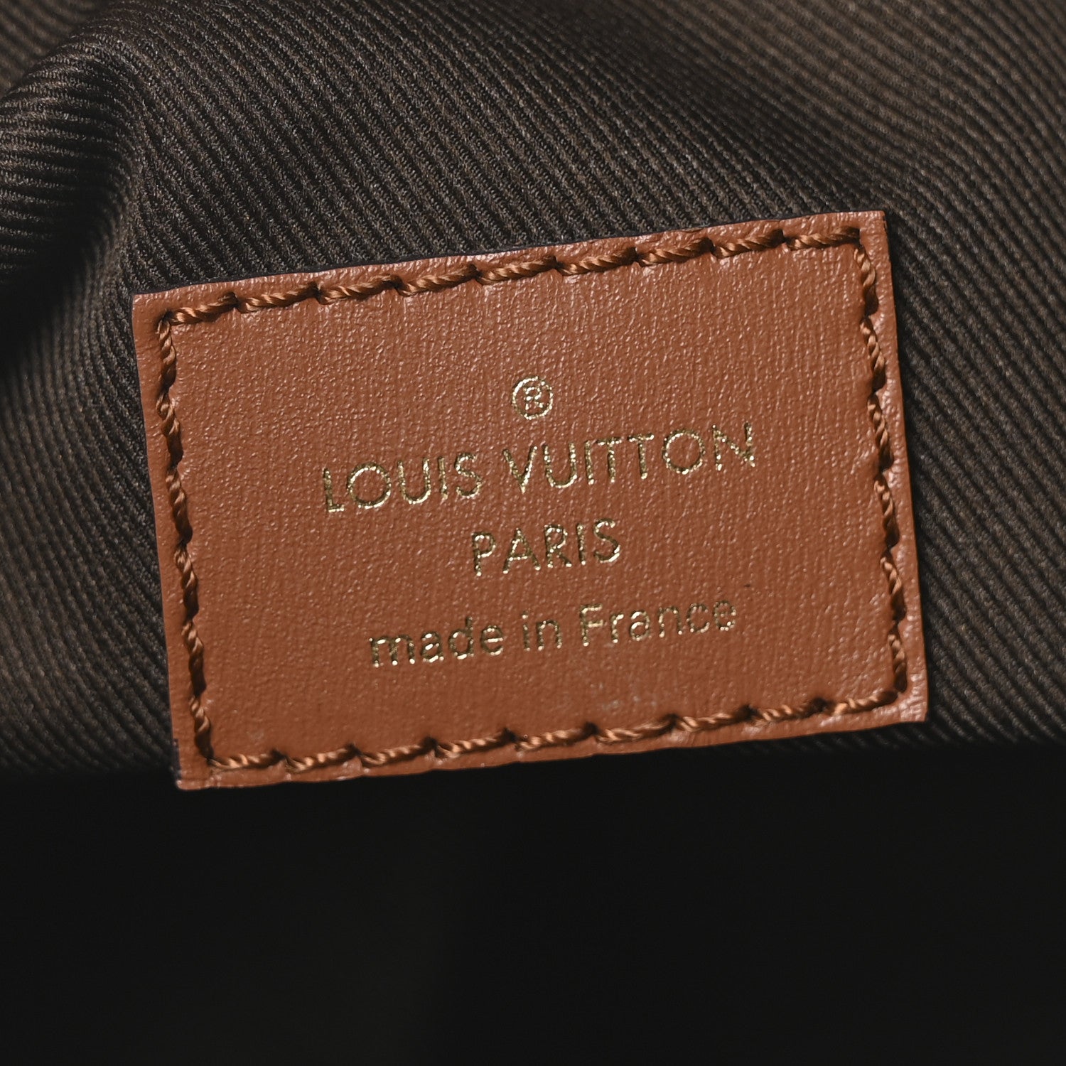 Reverse Monogram Loop Hobo