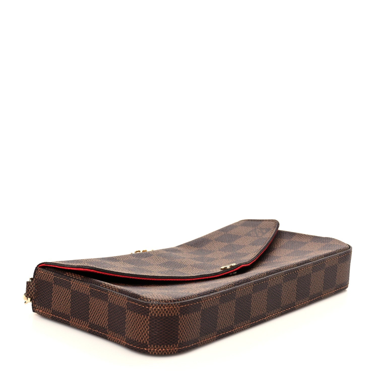 Damier Ebene Pochette Felicie Chain Wallet