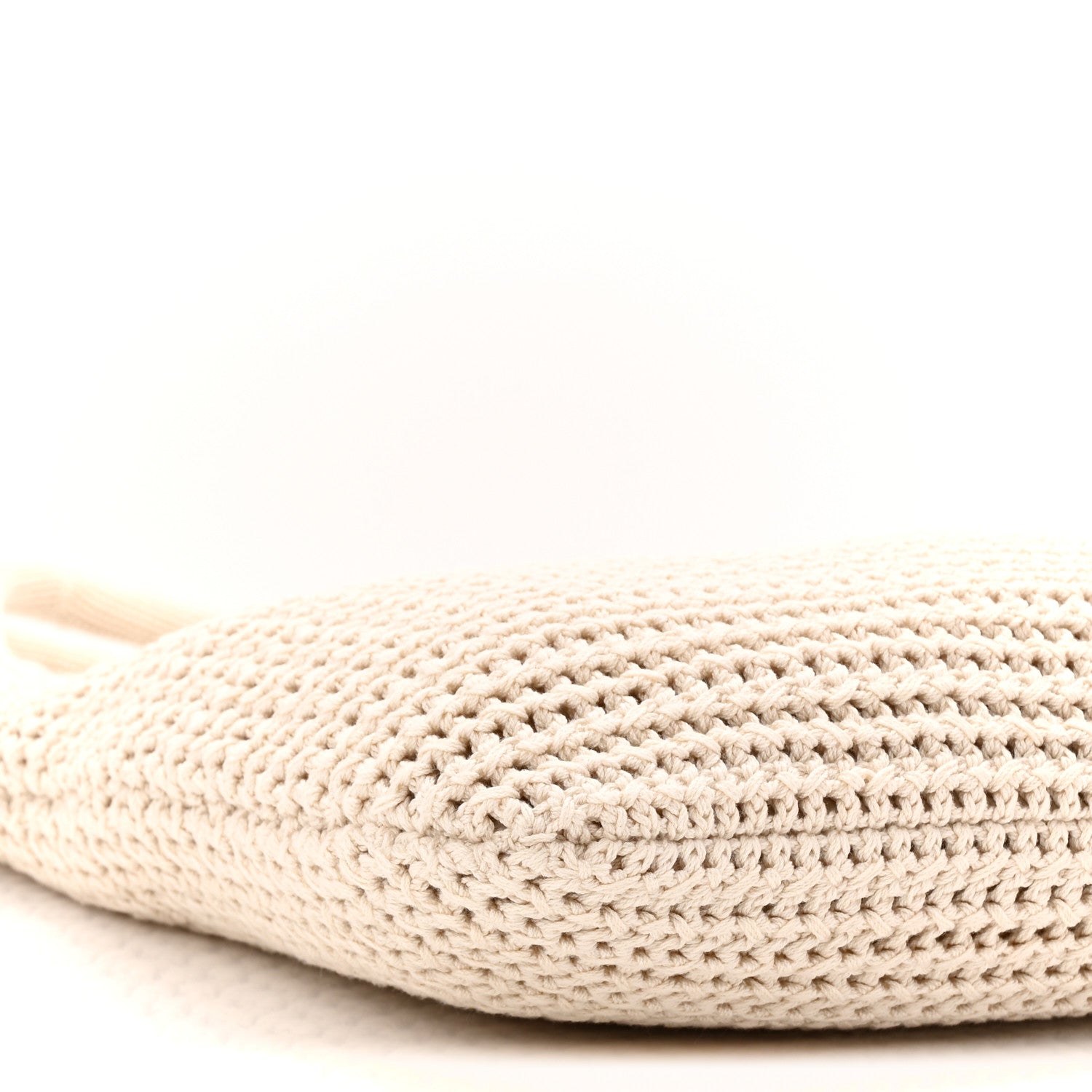 Cotton Crochet Ivy Bag Chalk White Black