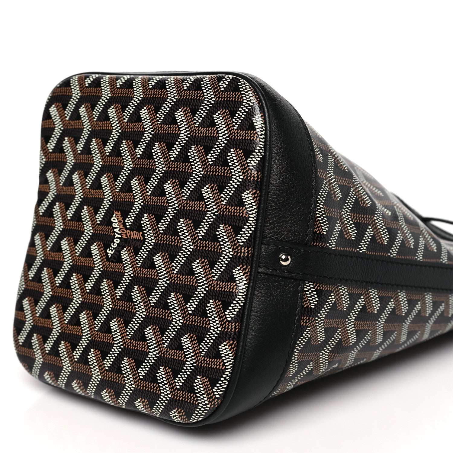 Goyardine Petit Flot Bucket Bag PM Black