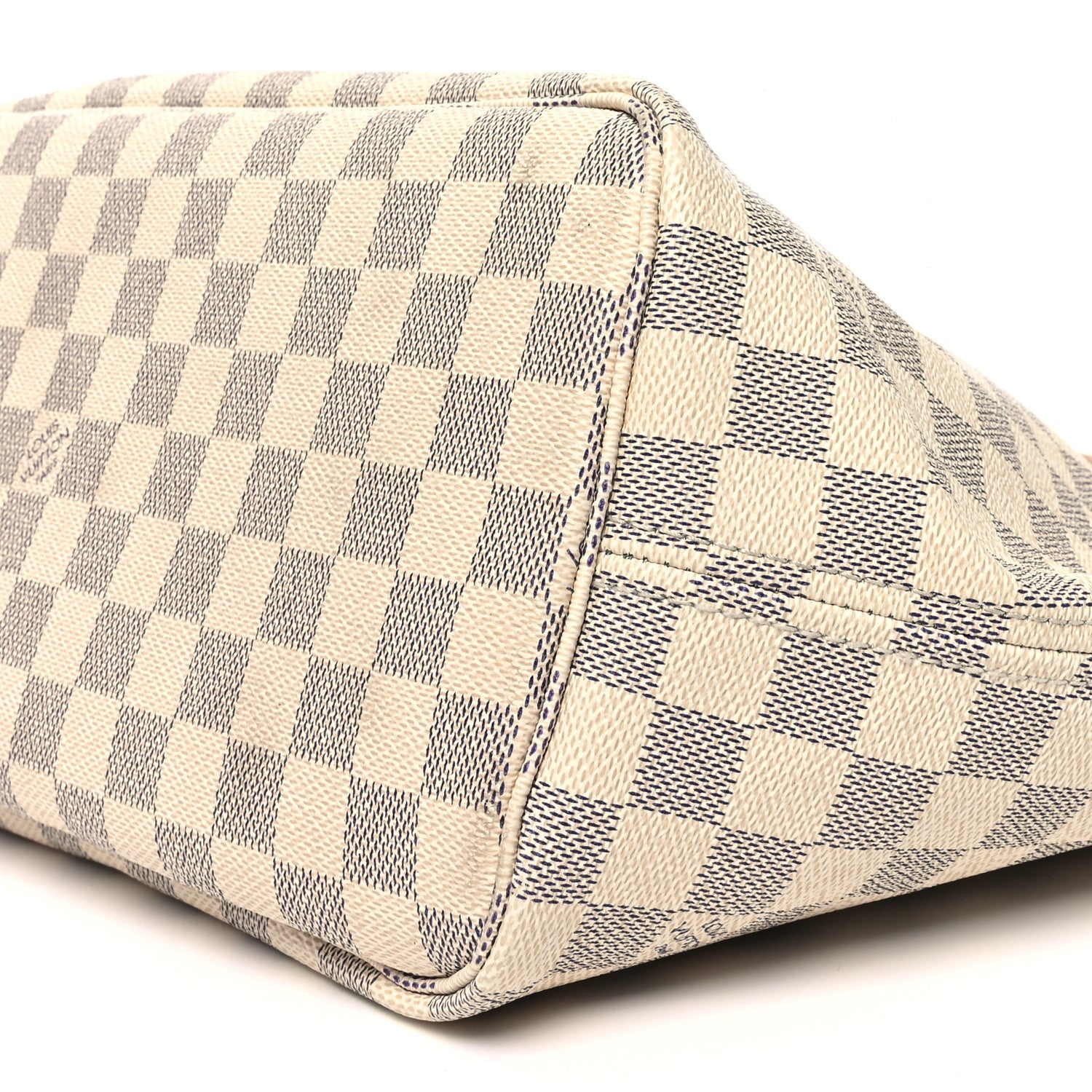 Damier Azur Neo Neverfull MM Rose Ballerine