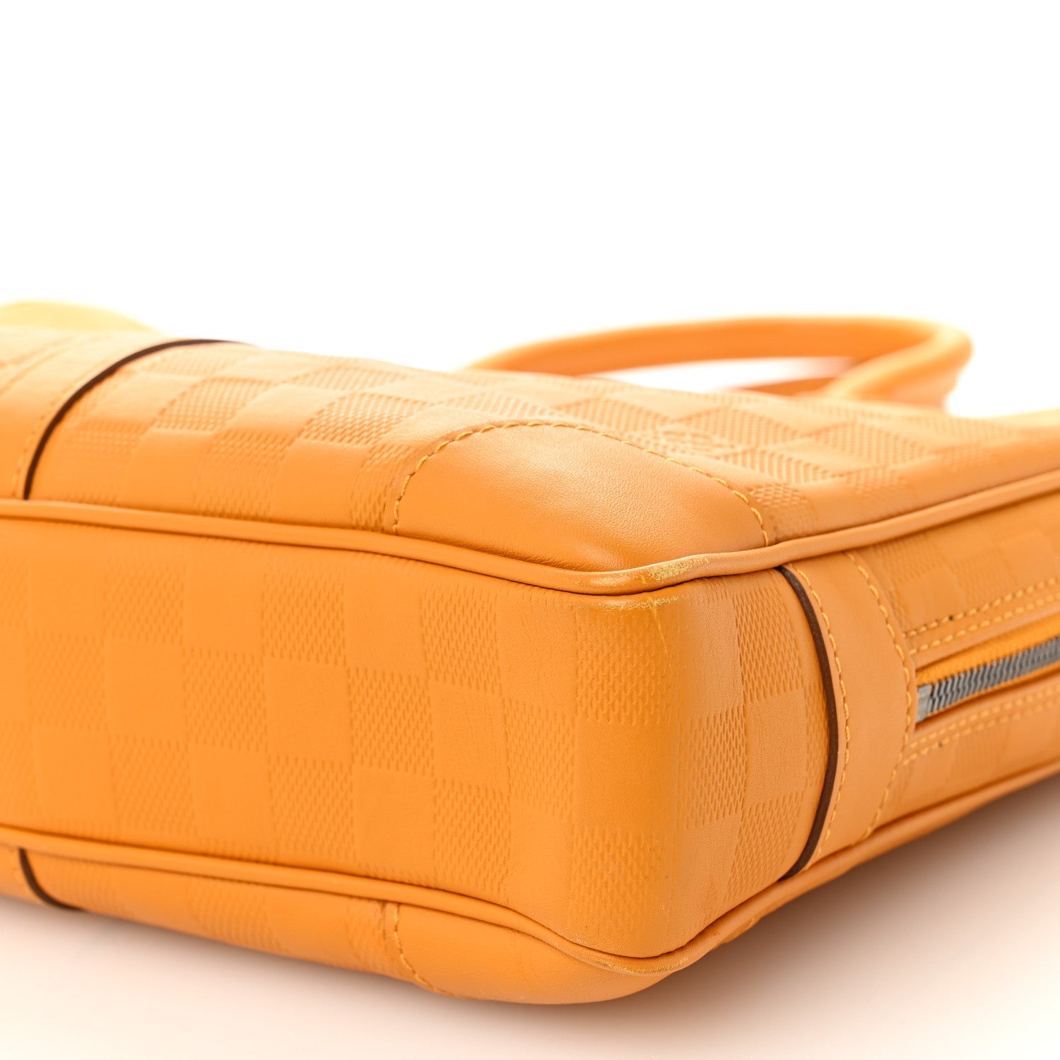 Damier Infini Porte-Documents Voyage Jaune