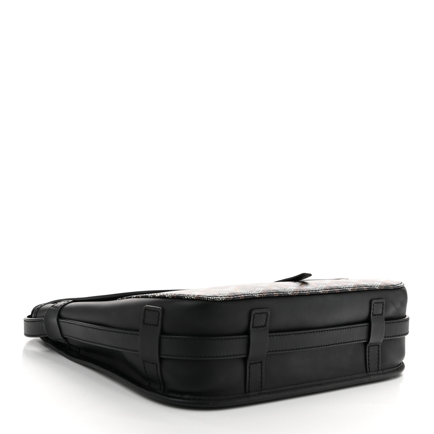 Goyardine Belvedere II MM Messenger Bag Black