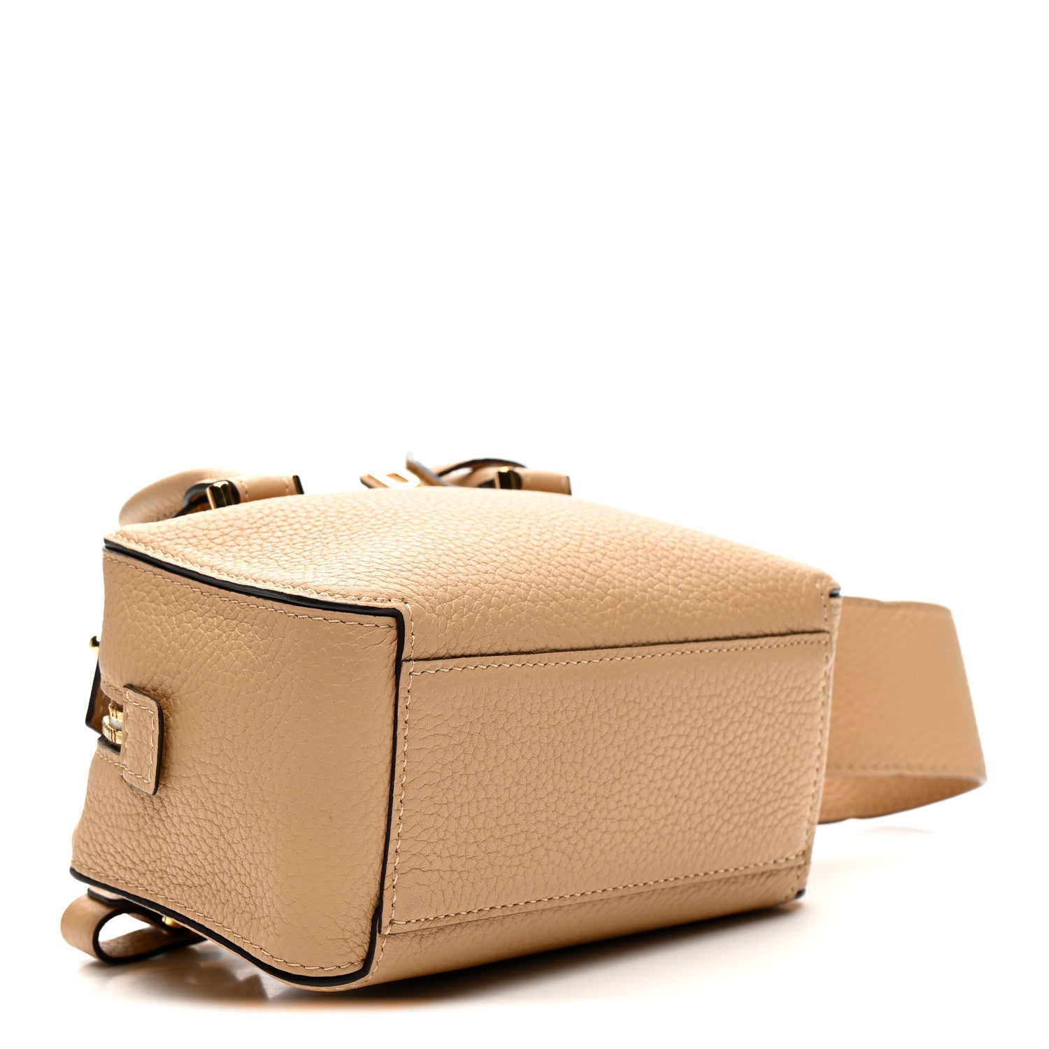 Taurillon Soft Nano Cool Box Satchel Latte