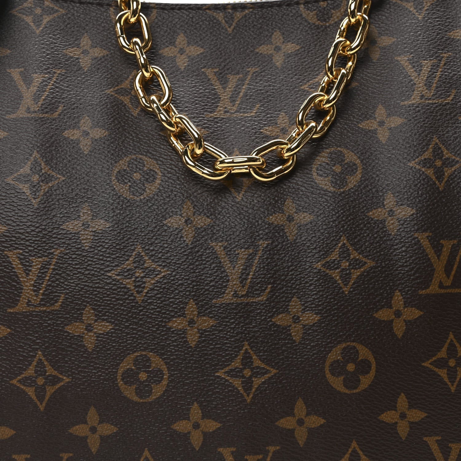 Reverse Monogram Loop Hobo