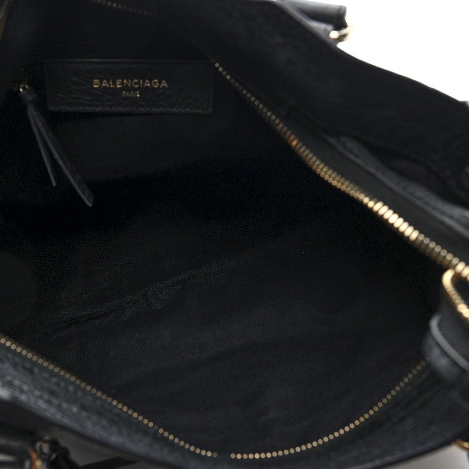 Agneau Classic Gold Hardware Town Black