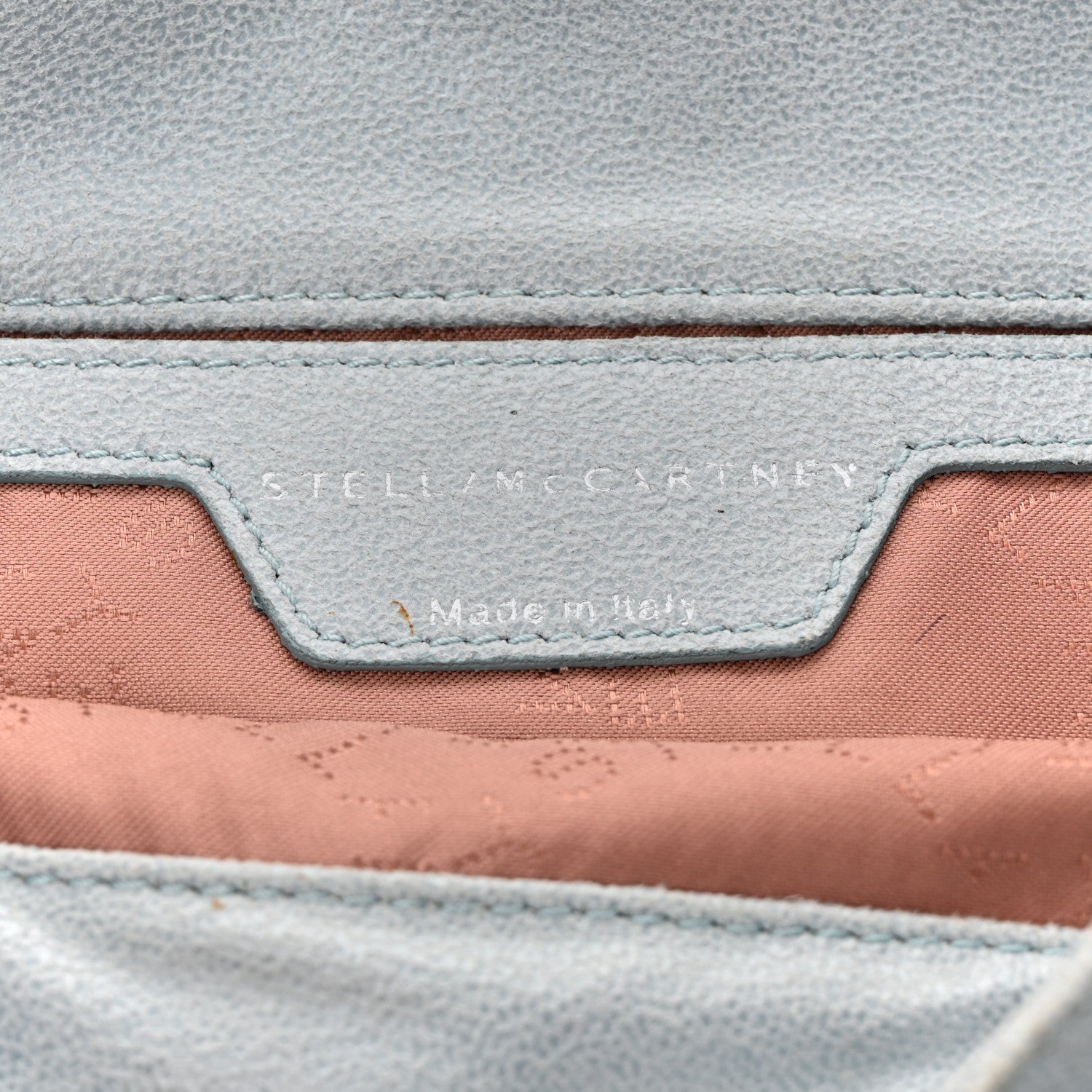 Shaggy Deer Falabella Crossbody Clutch Ice Blue