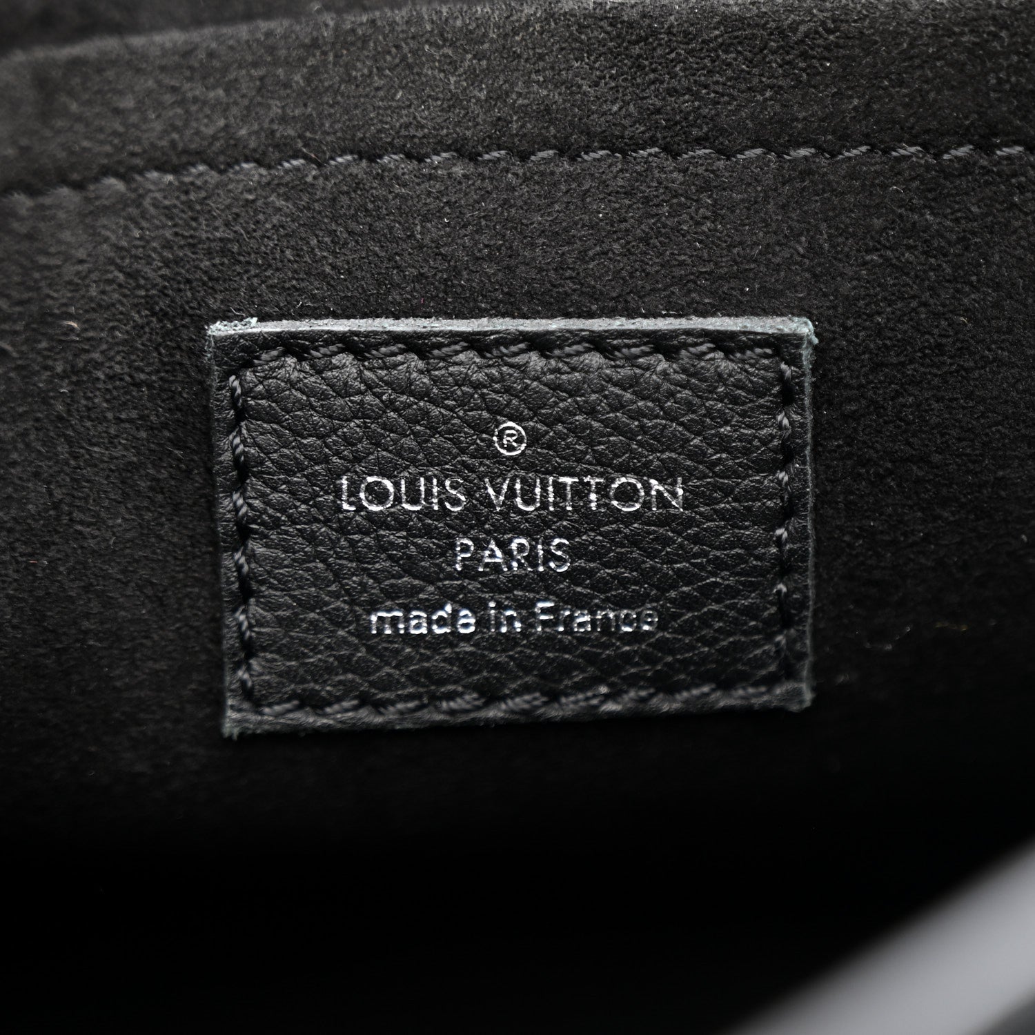 Soft Calfskin Embroidered My Lockme Chain Bag BB Black Snow White