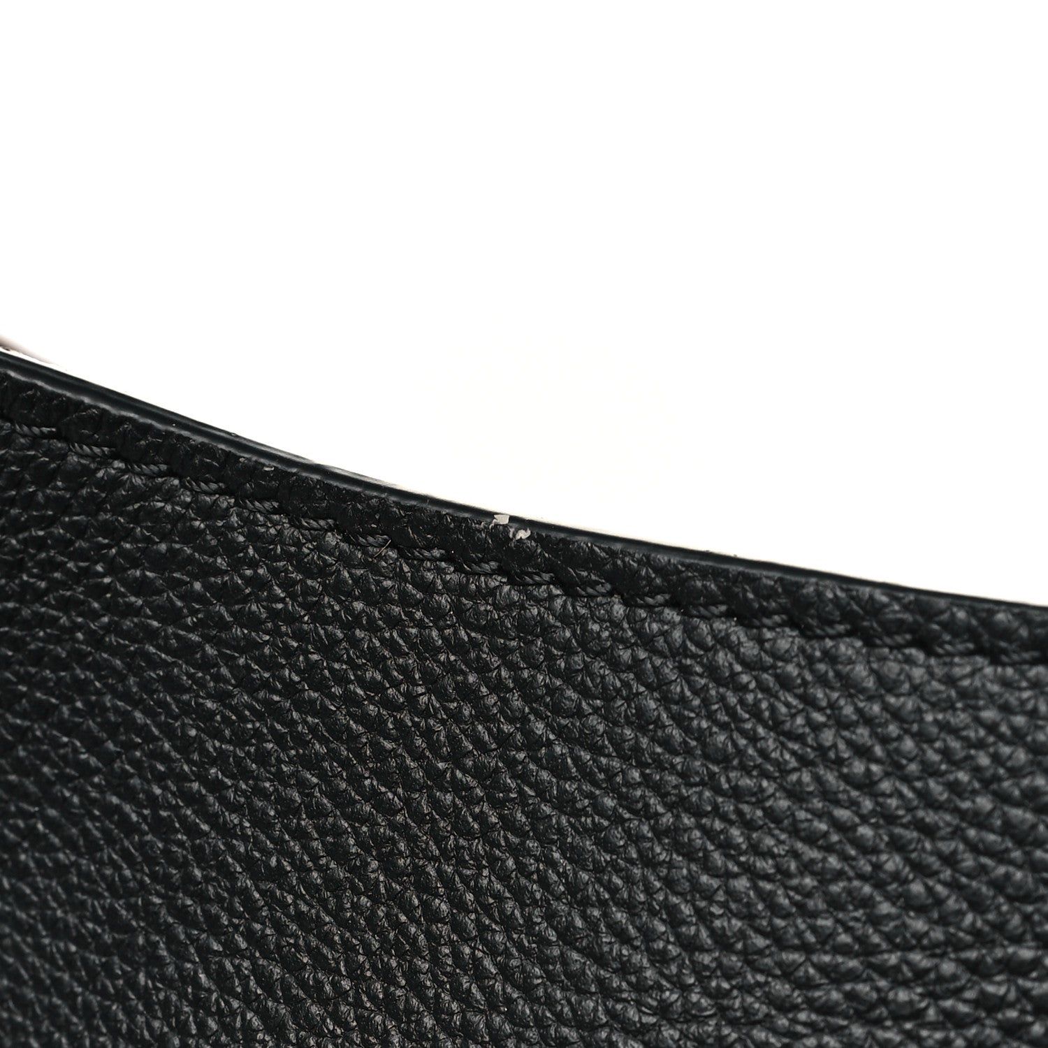 Grained Calfskin Low Key Hobo PM Black