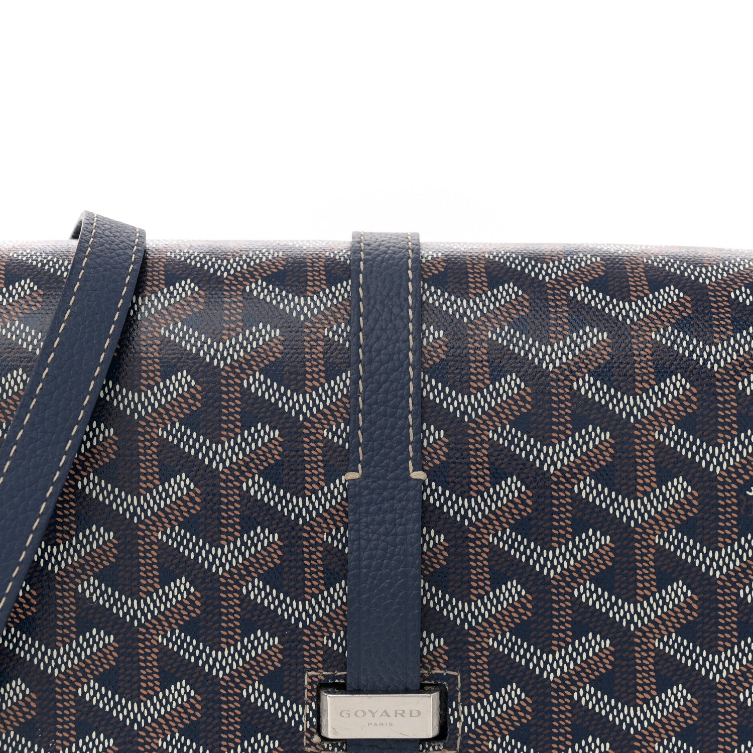 Goyardine Belvedere II PM Messenger Bag Navy