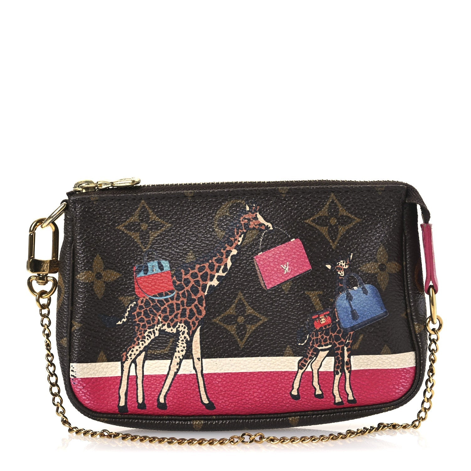 Monogram 2017 Christmas Animation Mini Pochette Accessories