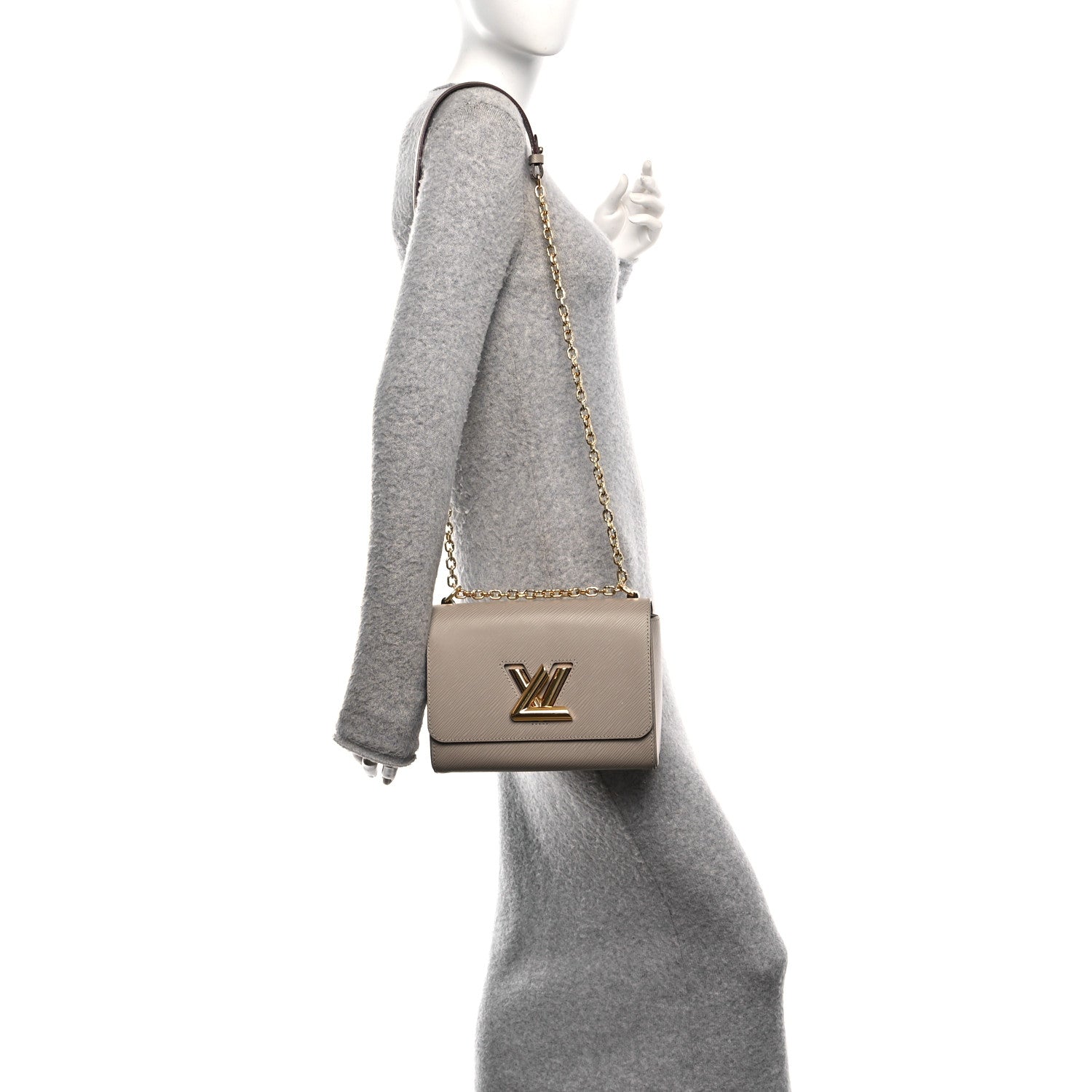 Epi Twist Shoulder Bag MM Galet