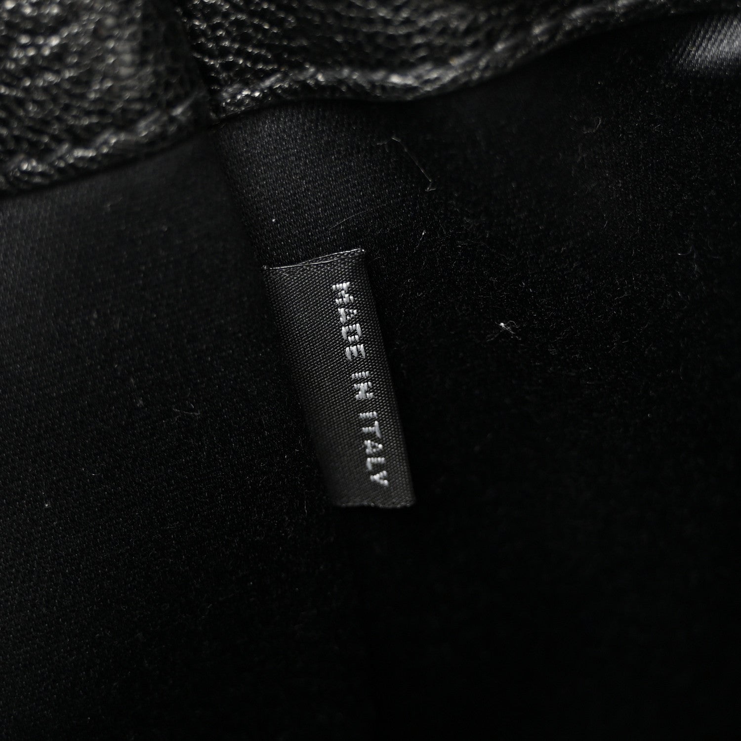 Goatskin Madras Soft Calf Crystal Embellished Tote Black