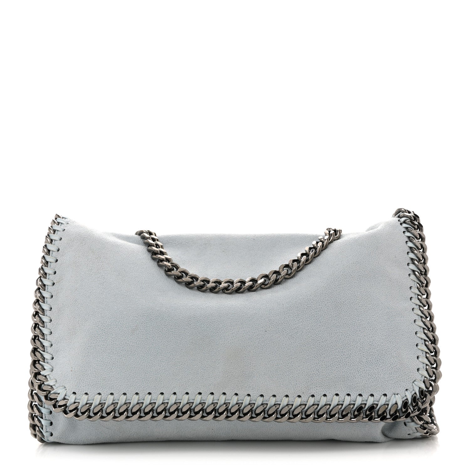 Shaggy Deer Falabella Crossbody Clutch Ice Blue