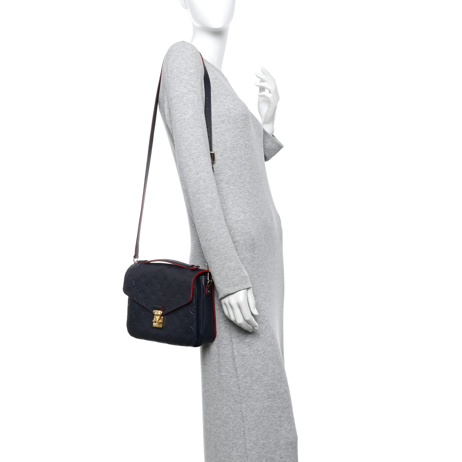 Empreinte Pochette Metis Marine Rouge