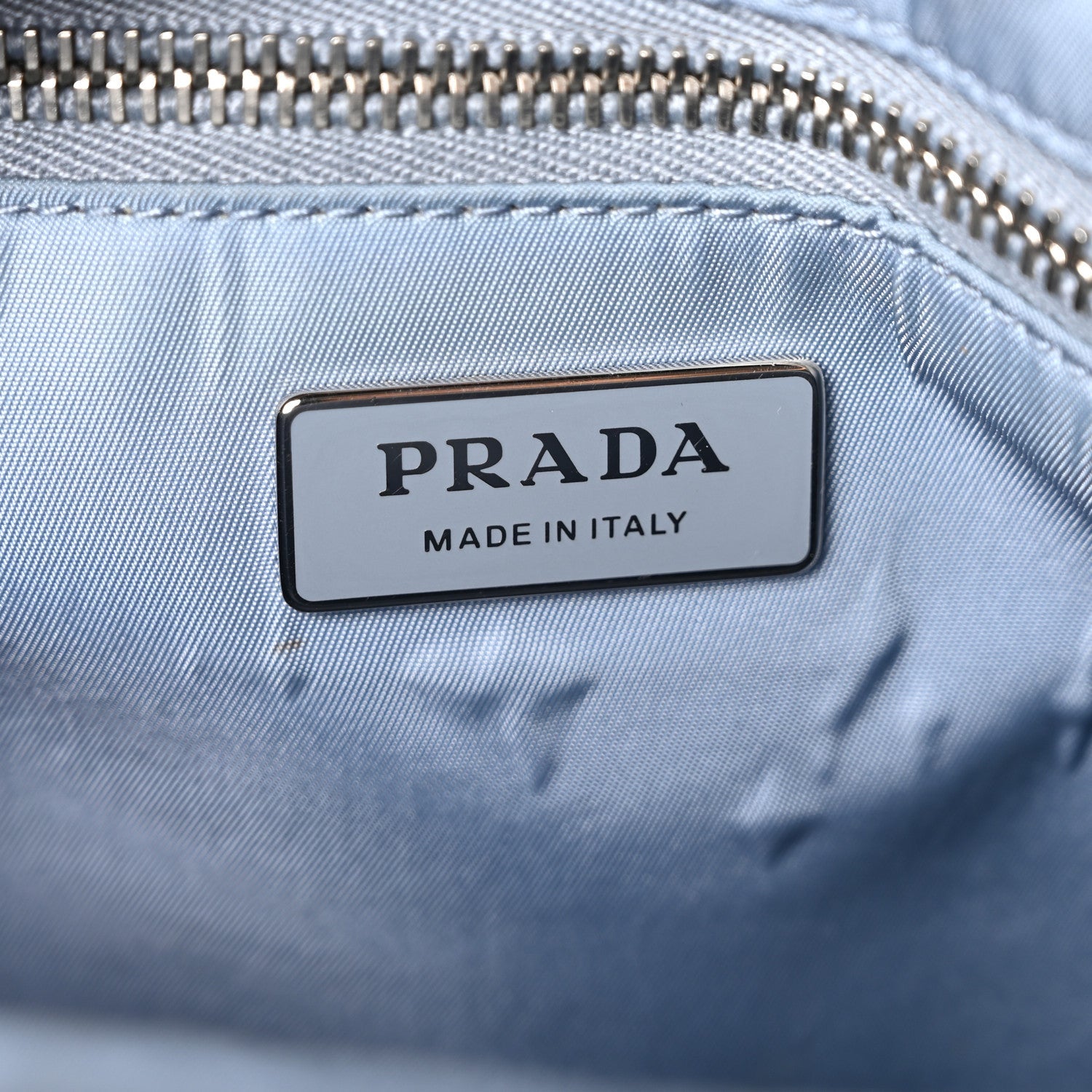 Tessuto Nylon Studded Etiquette Flap Black