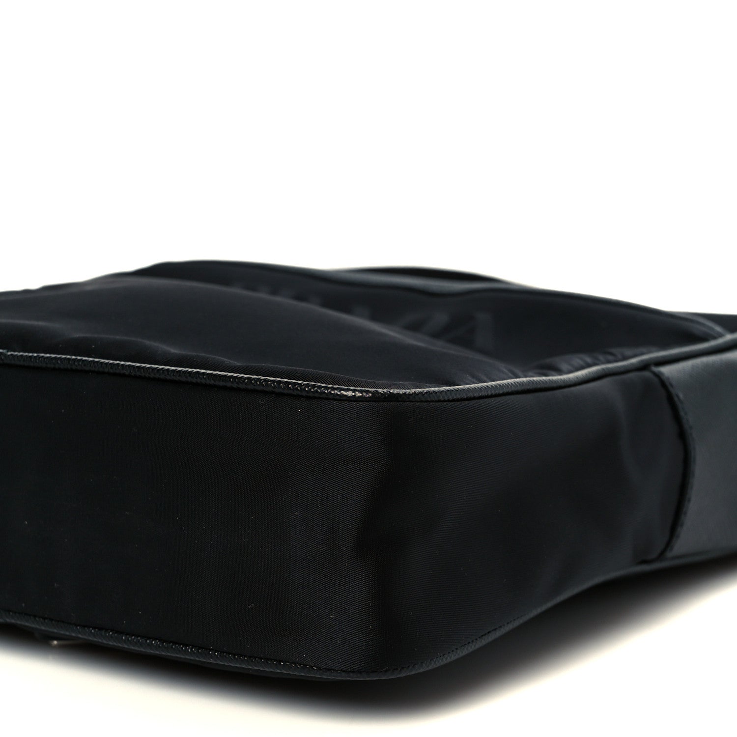 Re-Nylon Saffiano Pocket Messenger Black