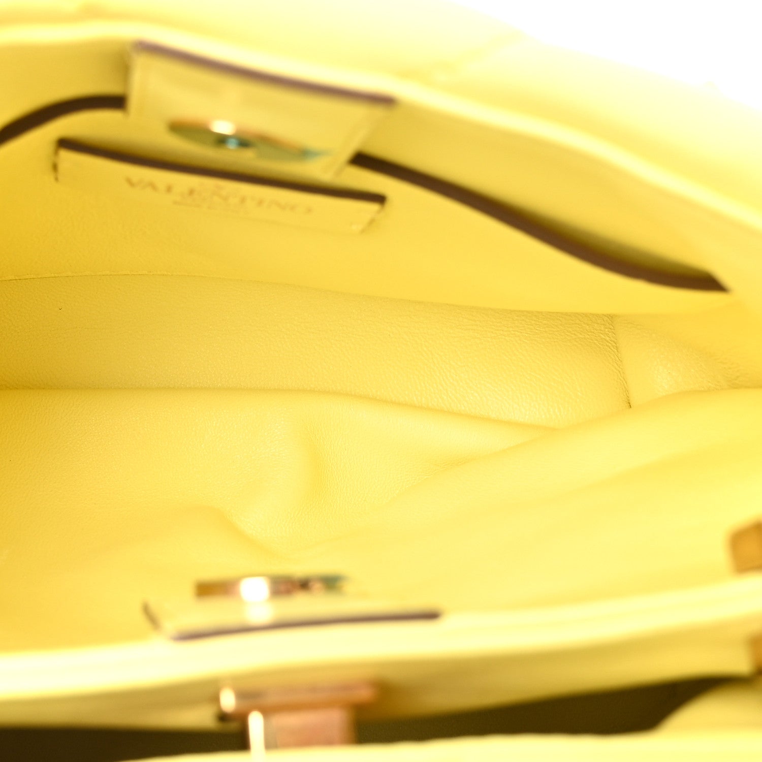 Nappa Small Roman Stud The Handle Bag Lime Sorbet