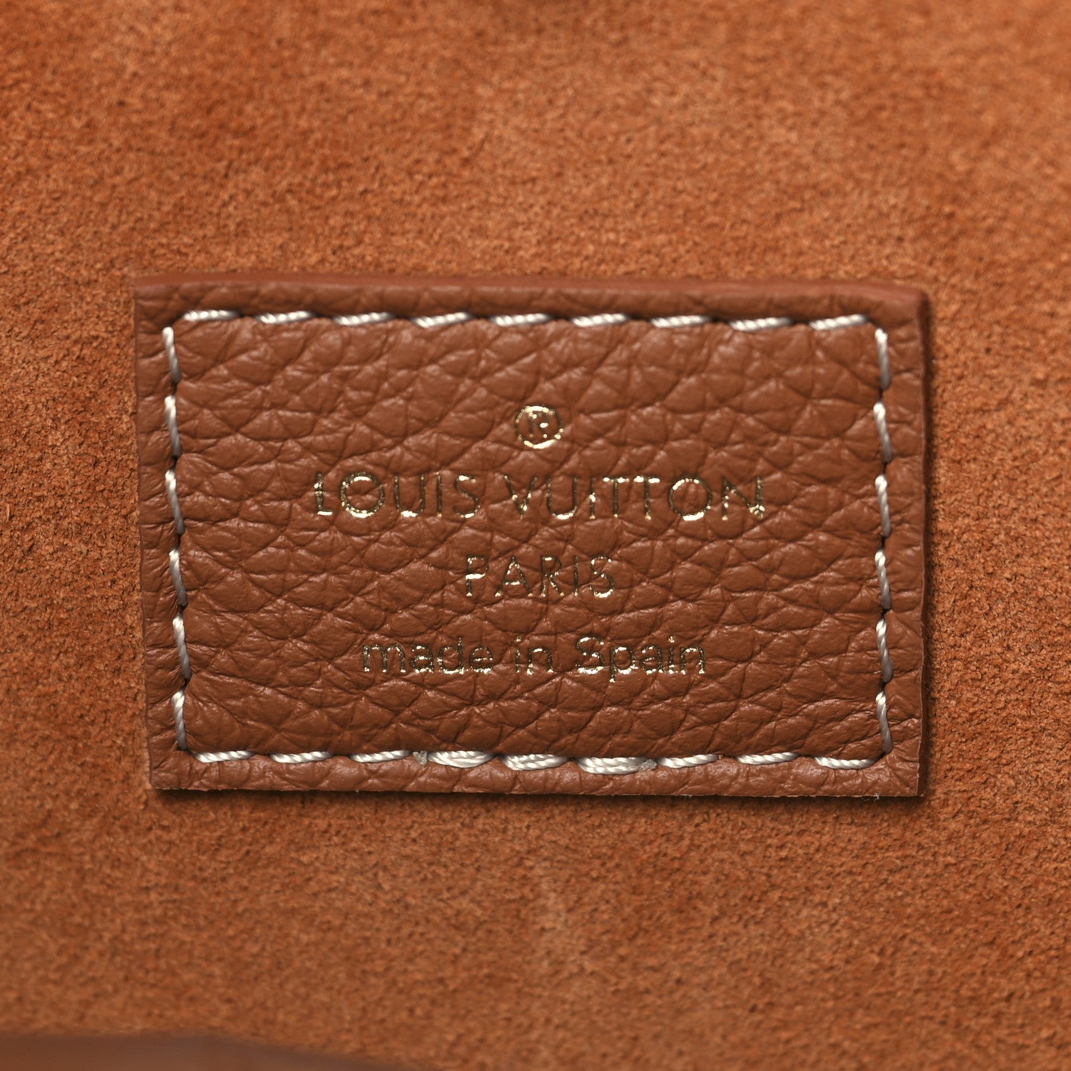 Grained Calfskin Low Key Hobo MM Cognac